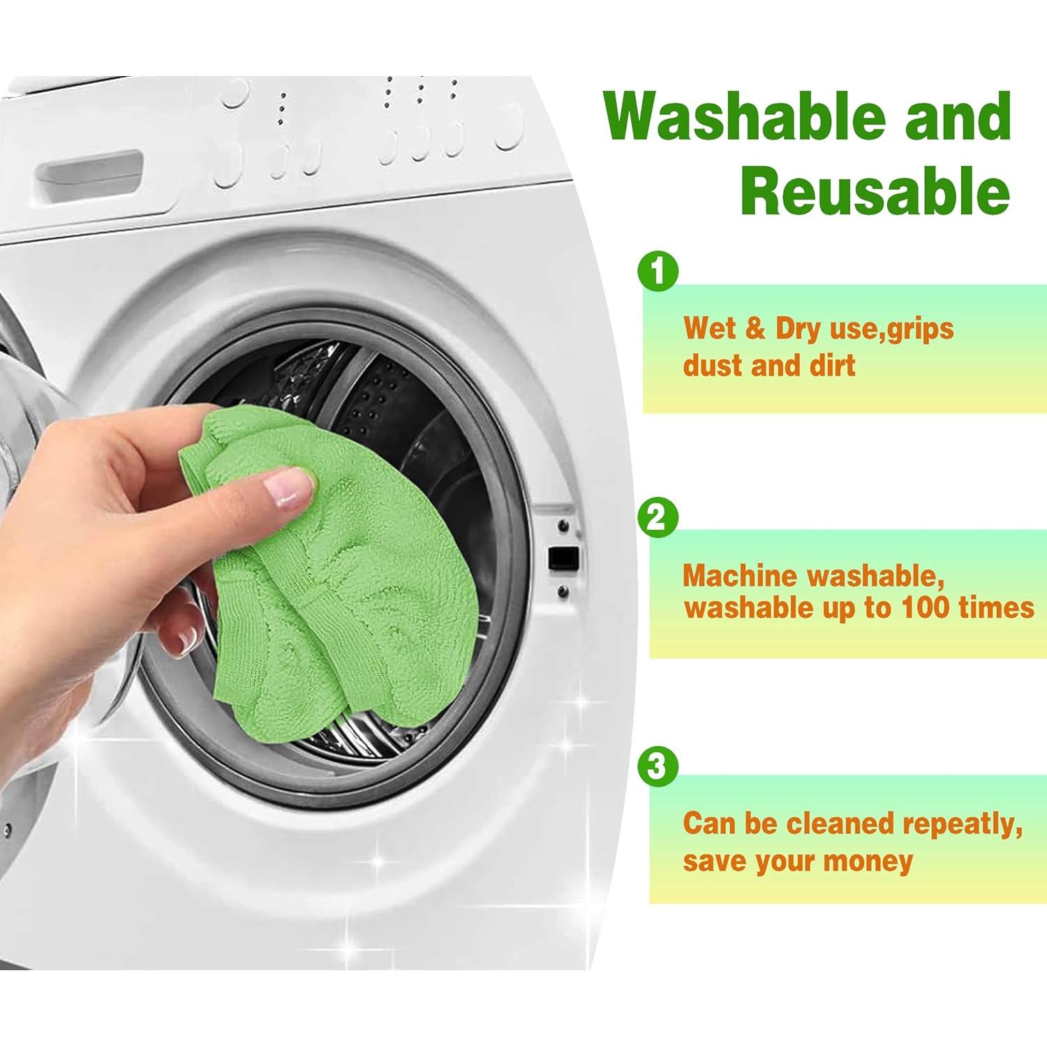 Paquete de 10 almohadillas de microfibra CDDCWZ para mopas de vapor