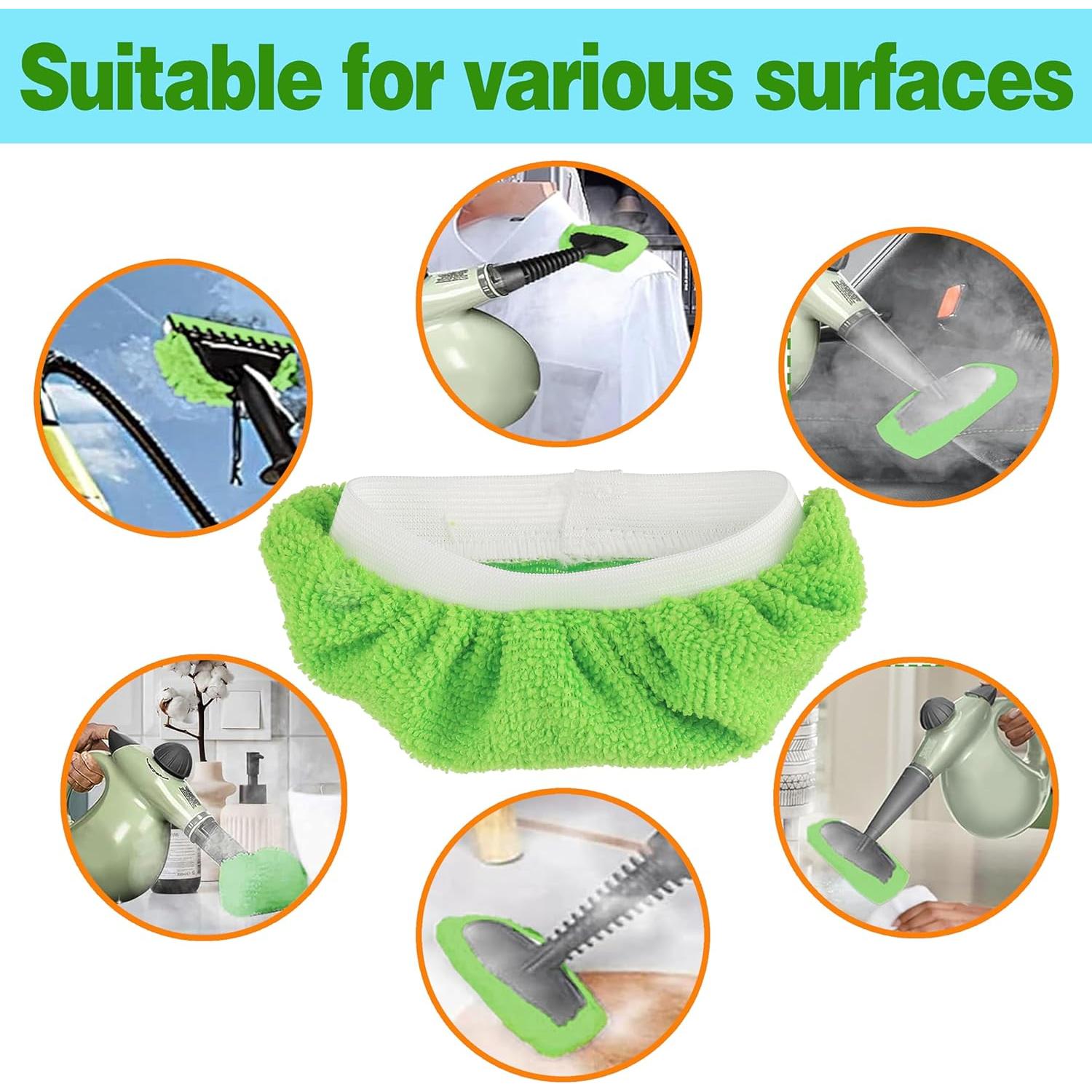 Paquete de 10 almohadillas de microfibra CDDCWZ para mopas de vapor