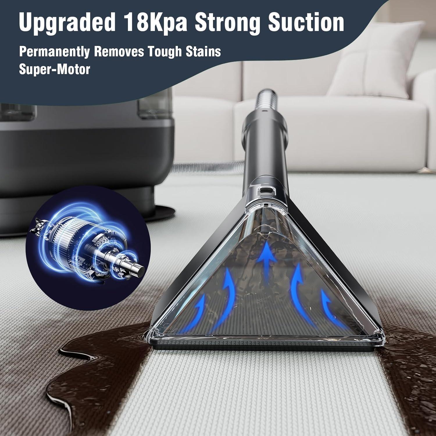 Limpiadora de Alfombras LQHUE 503 500W 18Kpa Portátil