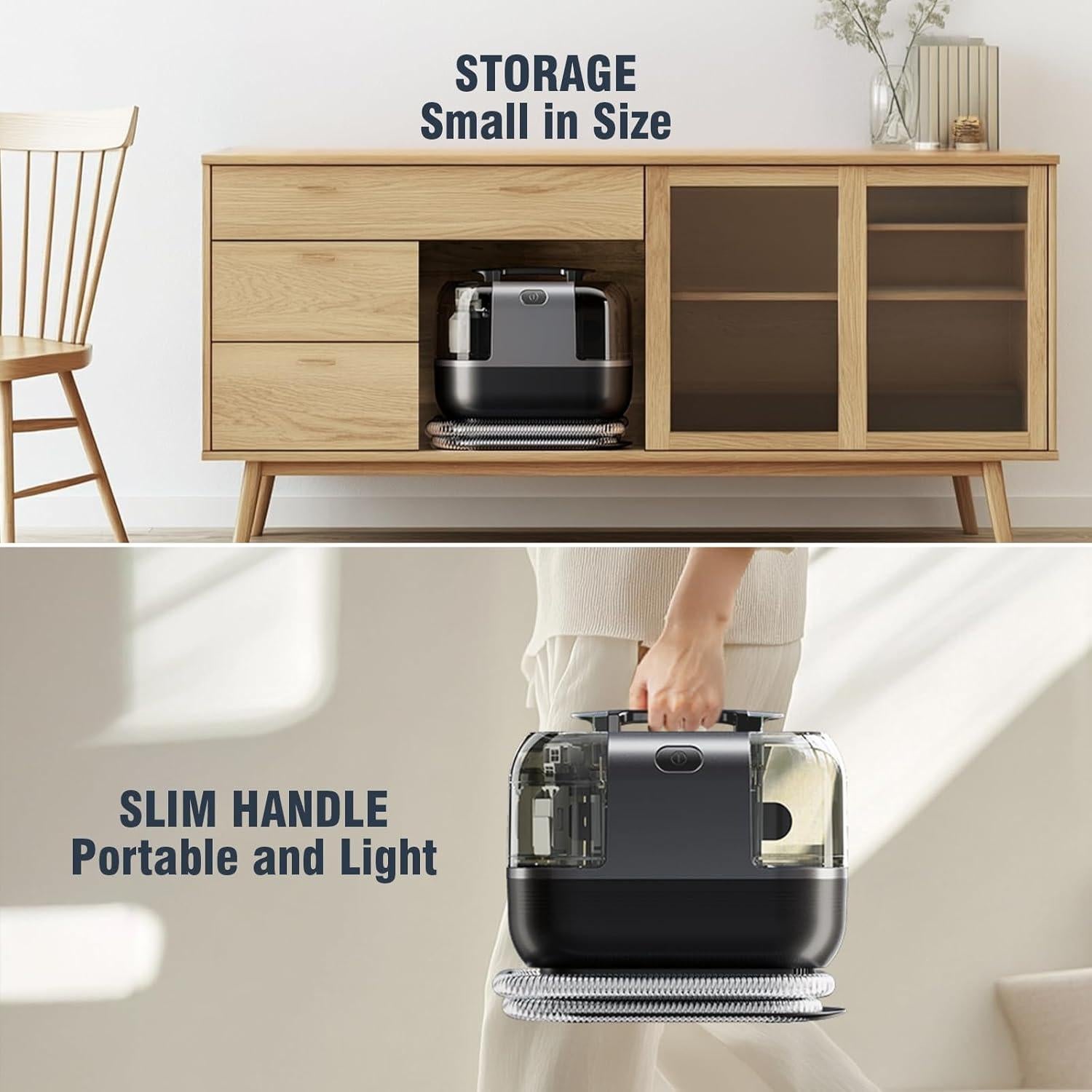 Limpiadora de Alfombras LQHUE 503 500W 18Kpa Portátil