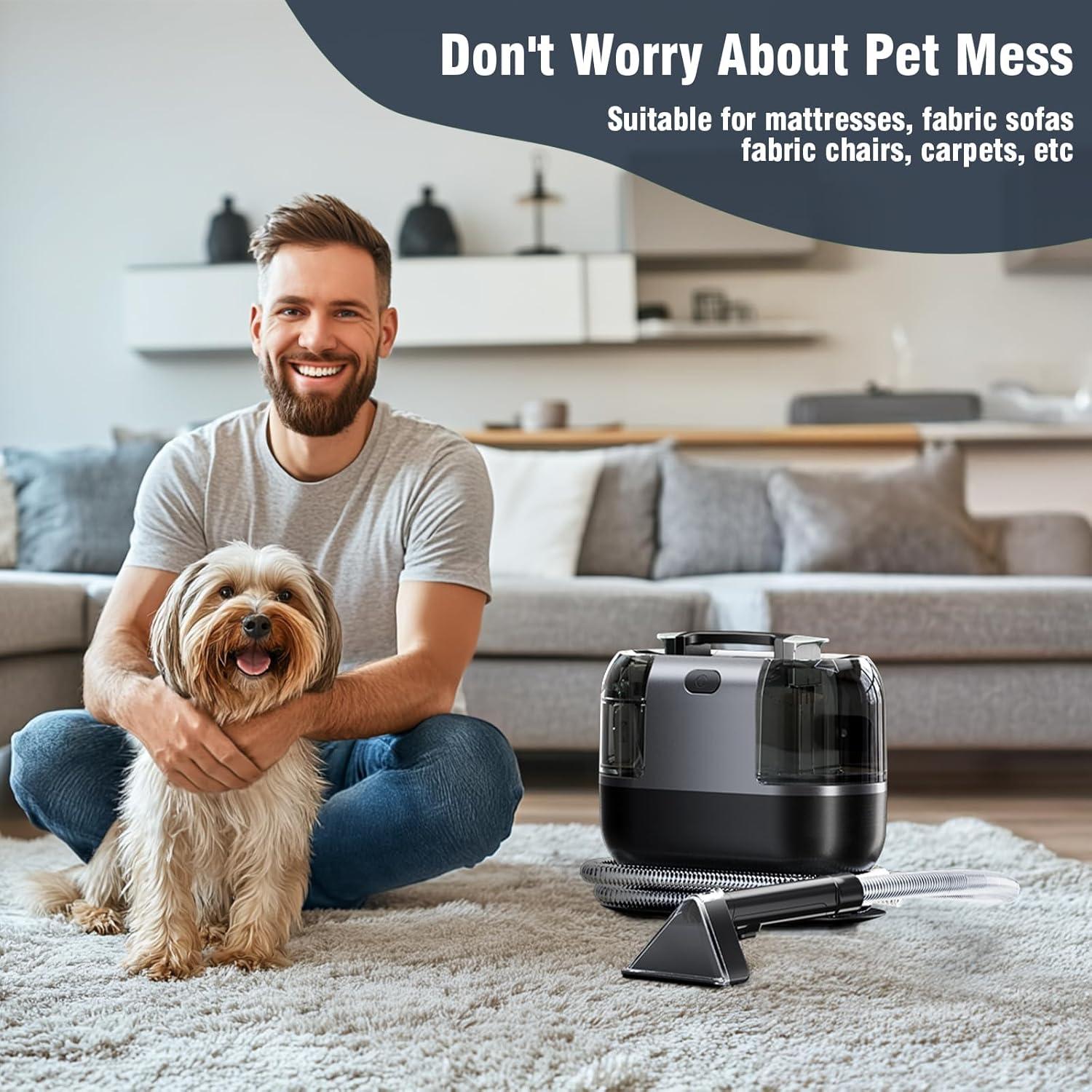 Limpiadora de Alfombras LQHUE 503 500W 18Kpa Portátil