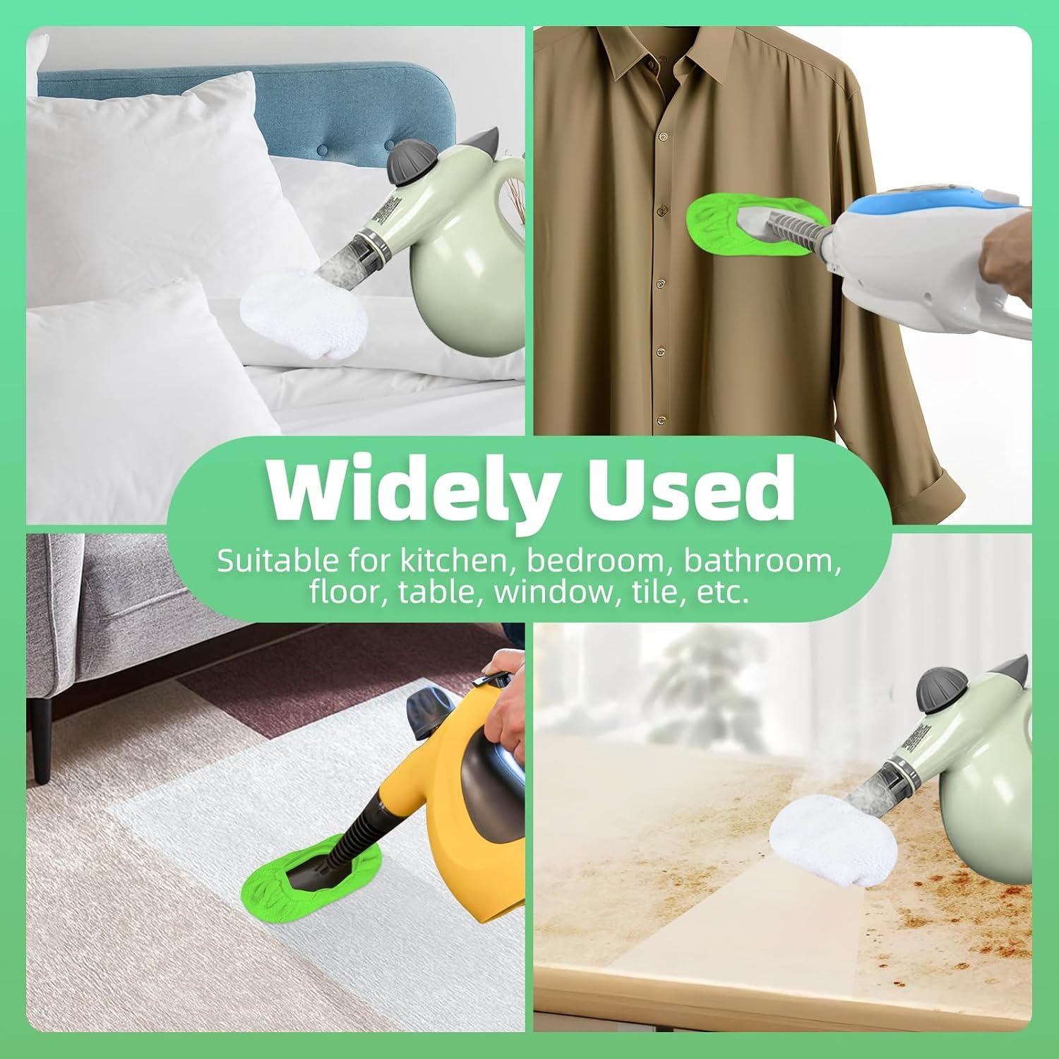 Paquete de 10 Paños de Microfibra LOVECO para Limpiadores a Vapor