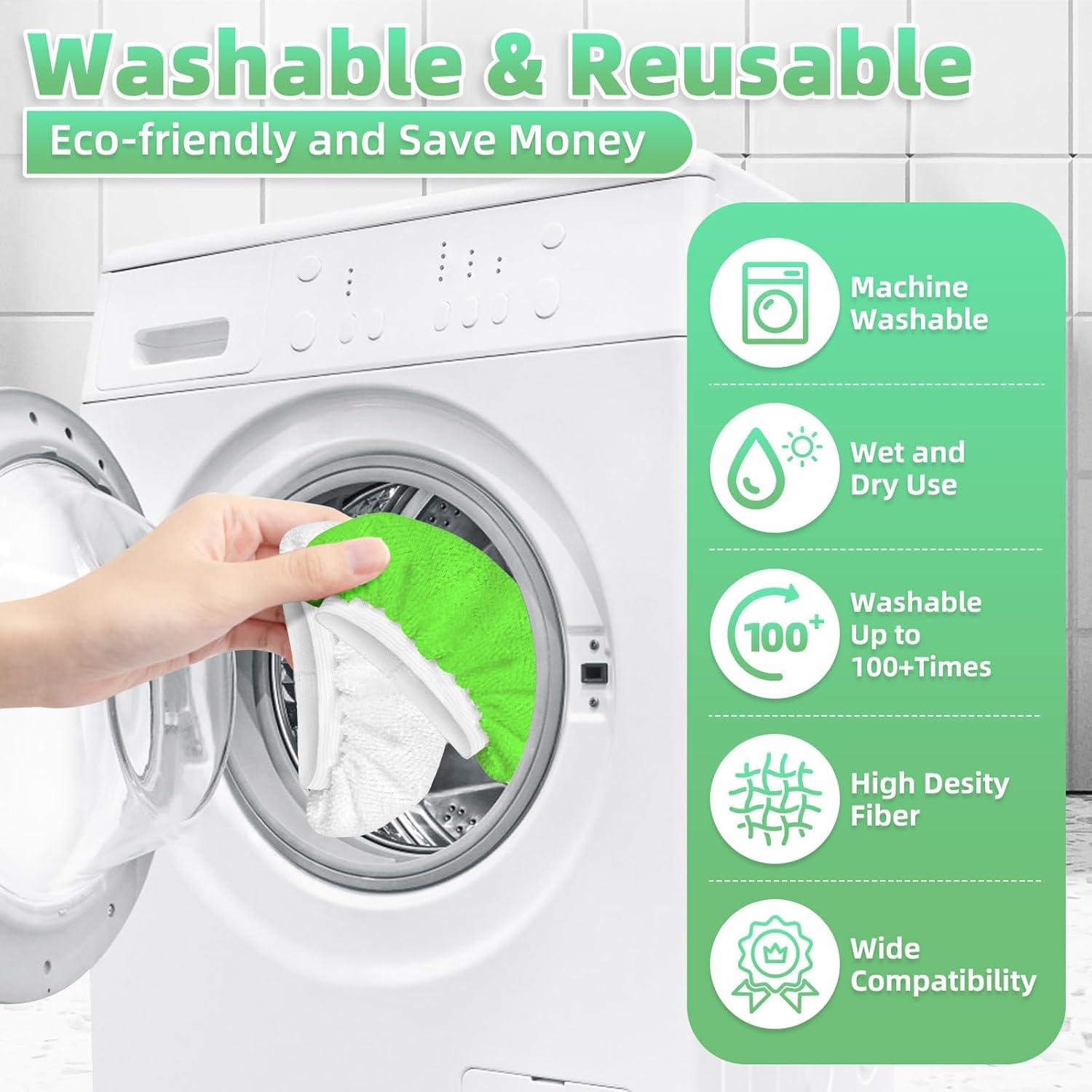 Paquete de 10 Paños de Microfibra LOVECO para Limpiadores a Vapor