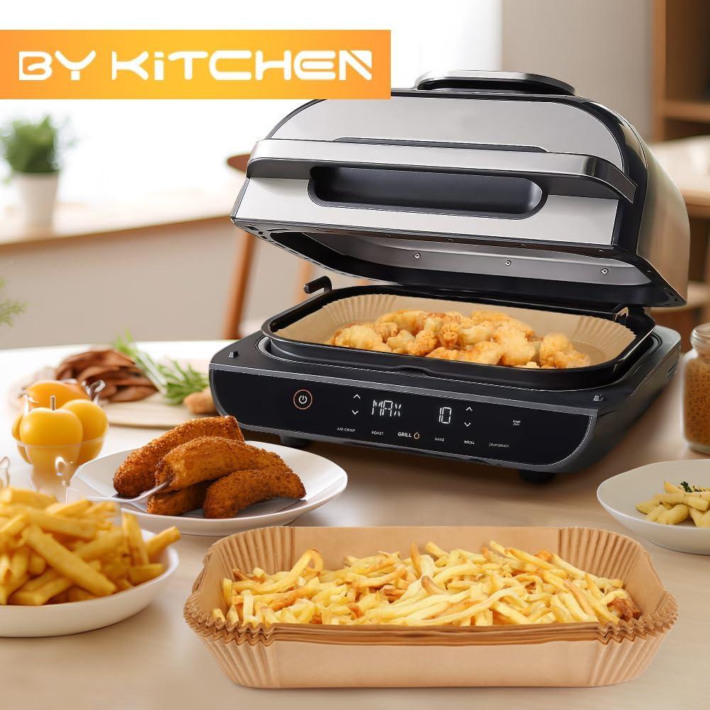 Forros de Freidora de Aire BYKITCHEN para Ninja Foodi XL - 100 Piezas