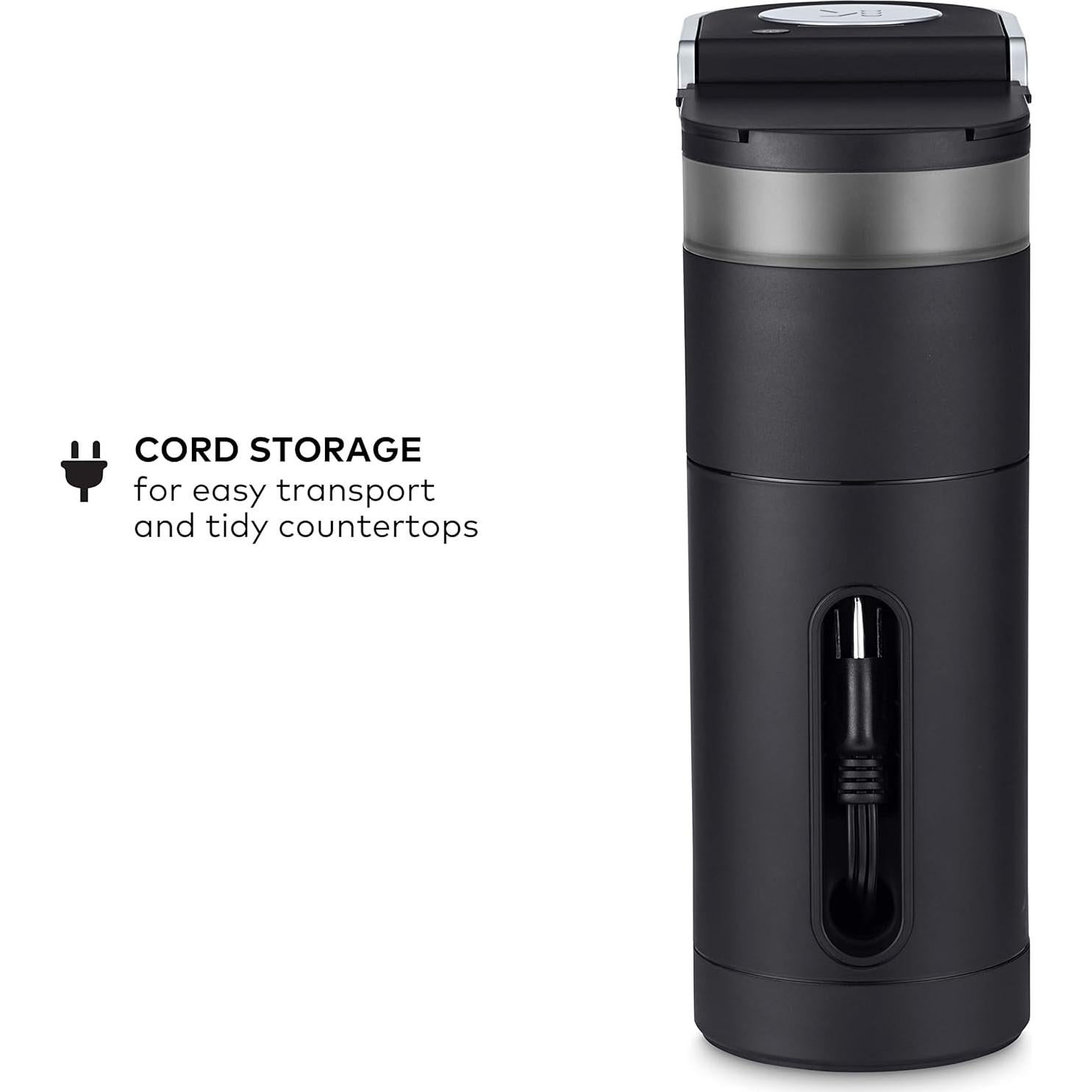 Cafetera K-Mini Keurig Negra Mate 1 Porción Manual