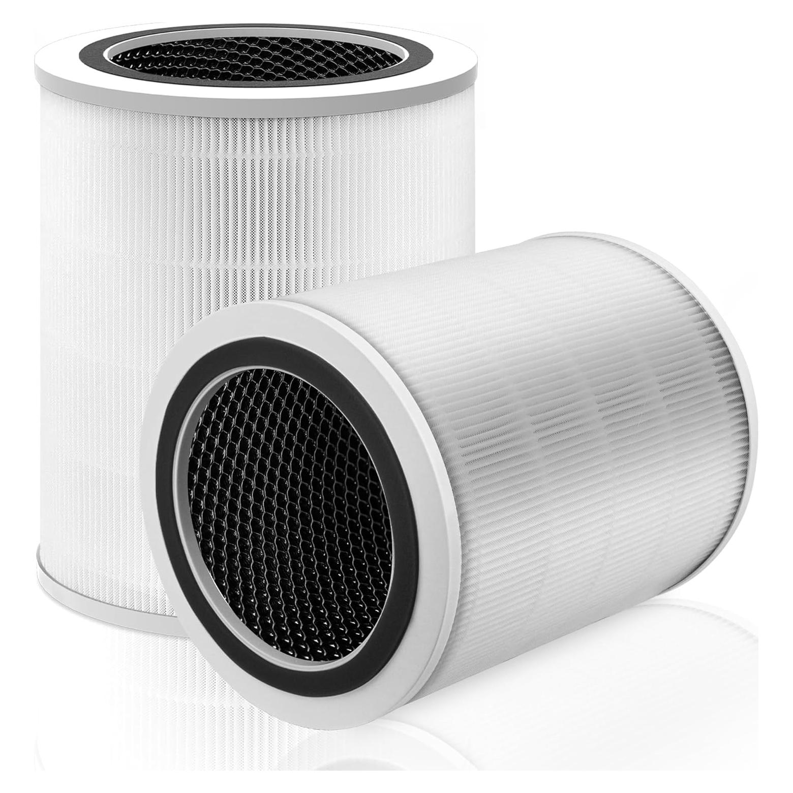 Filtro de Reemplazo HEPA 3-en-1 PETOX para Purificador LEVOIT Core 400S - Paquete de 2