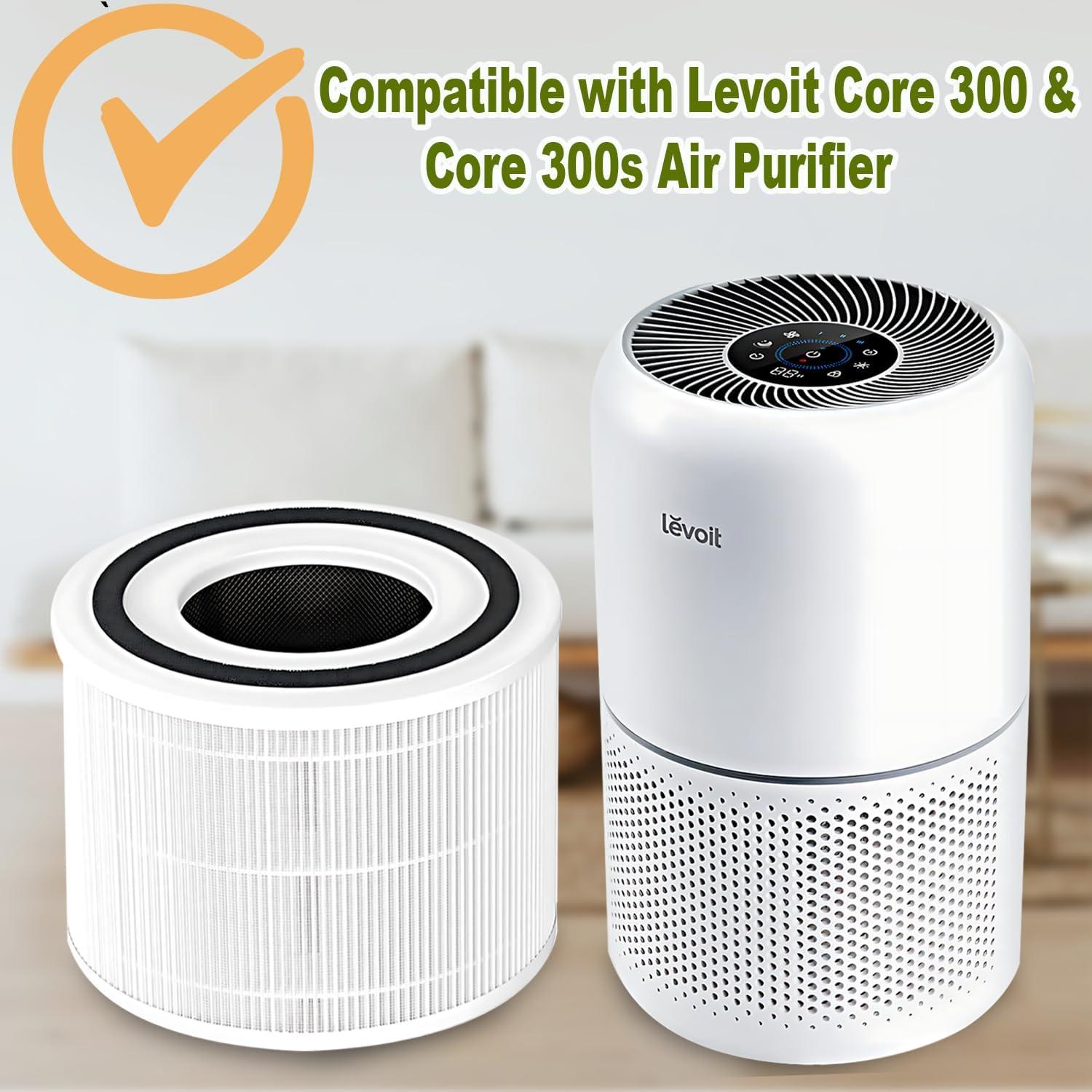 Filtro de Reemplazo Levoit Core 300 HEPA 3-en-1 Blanco