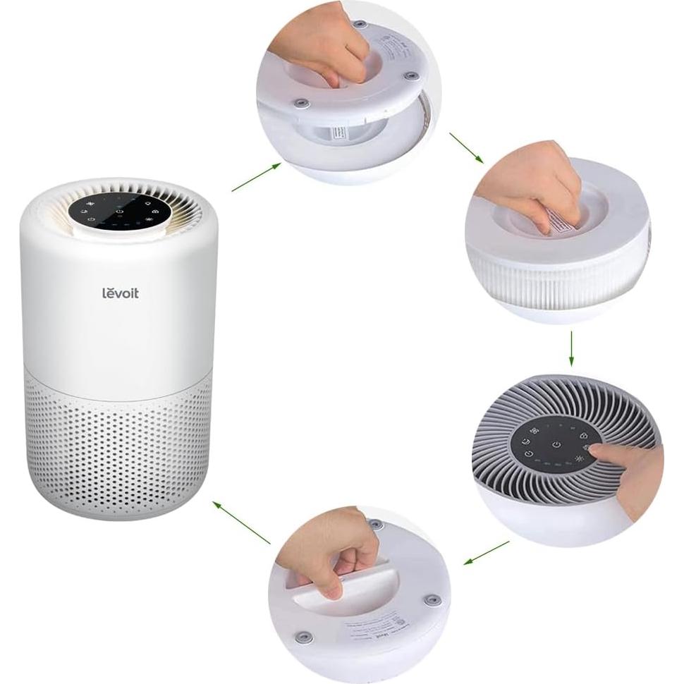 Filtro de Reemplazo H13 HEPA 3-en-1 LEVOIT Core 200S