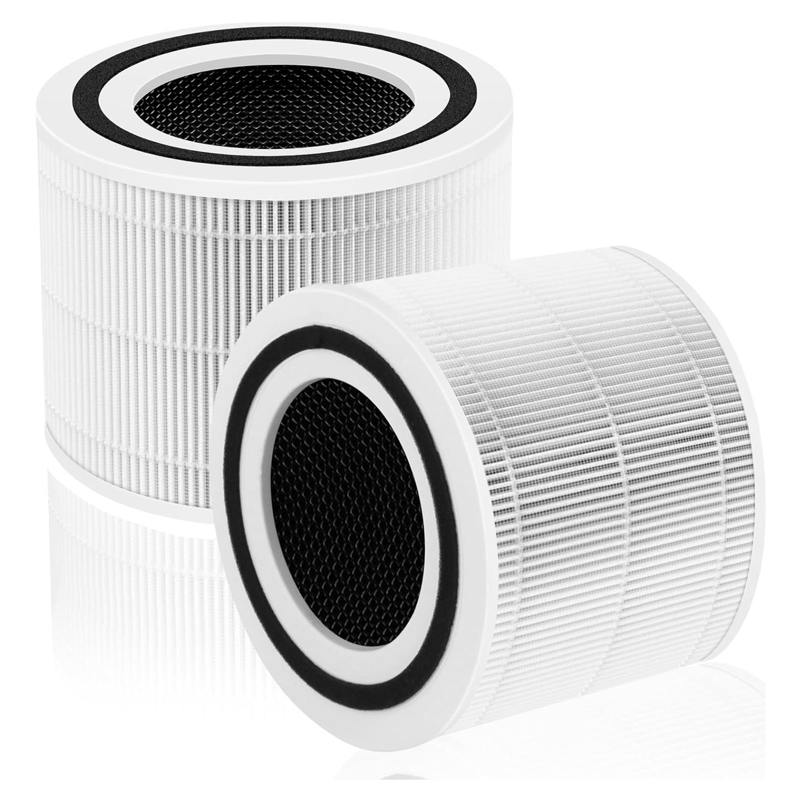 Filtro de Reemplazo HEPA H13 Rlenoiuml para Purificador LEVOIT Core 300 - 2 Piezas