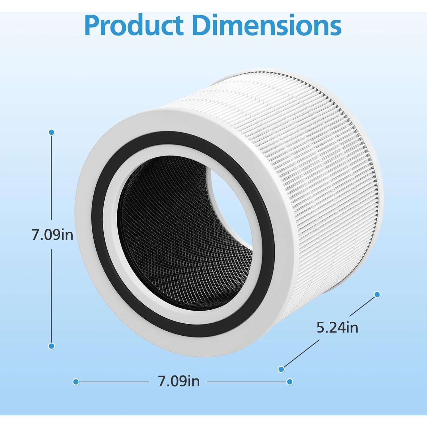 Filtro de Reemplazo iSingo Core 200S para Purificador Levoit