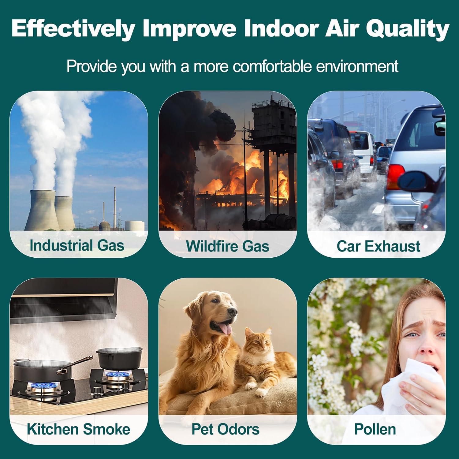 Filtro HEPA 3-en-1 GoodtoU para Purificador Levoit Core 300 - Paquete de 2