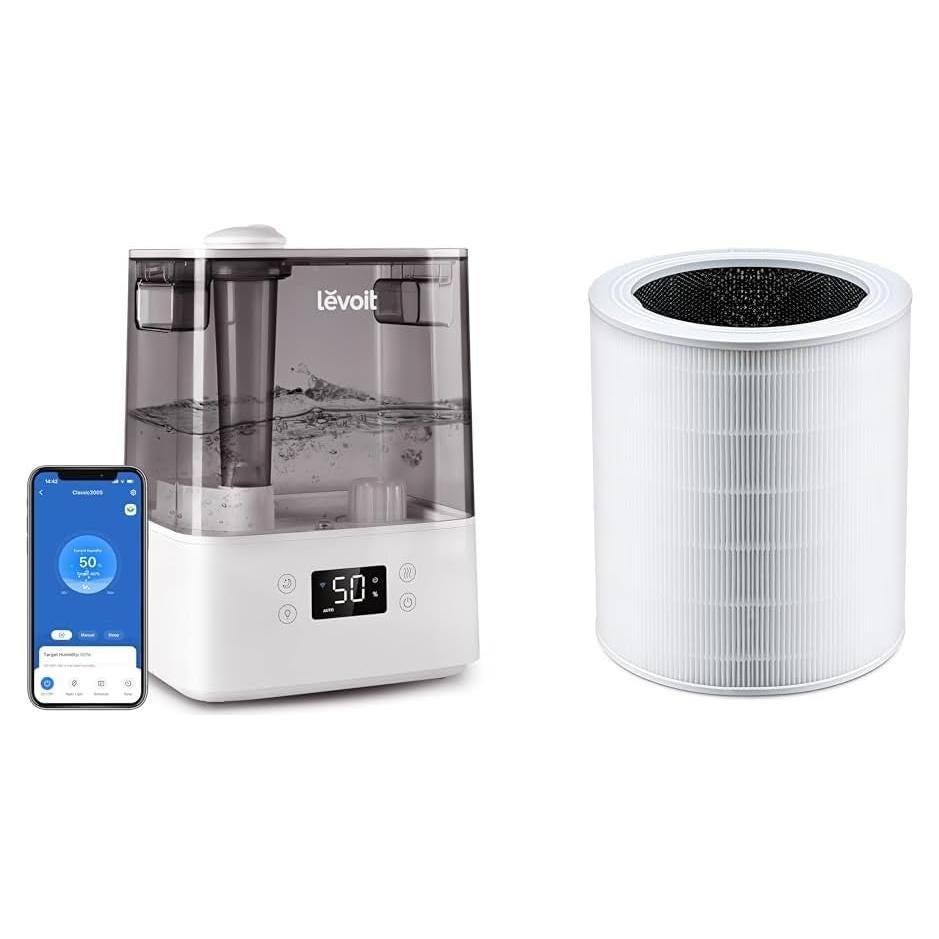 Humidificador LEVOIT Core 600S 6L Difusor de Aceite Esencial Gris