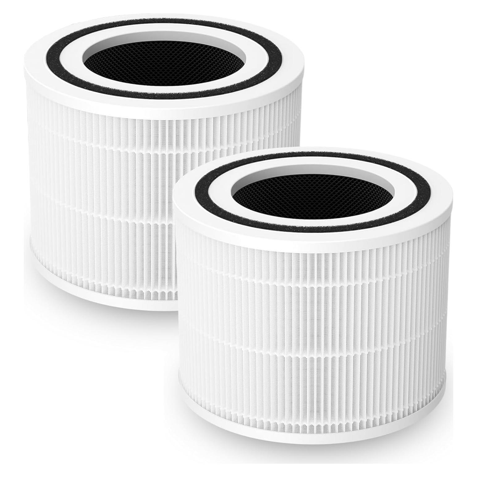 Filtro de Reemplazo 3-en-1 Filter-Monster para Levoit Core 300 - Paquete de 2