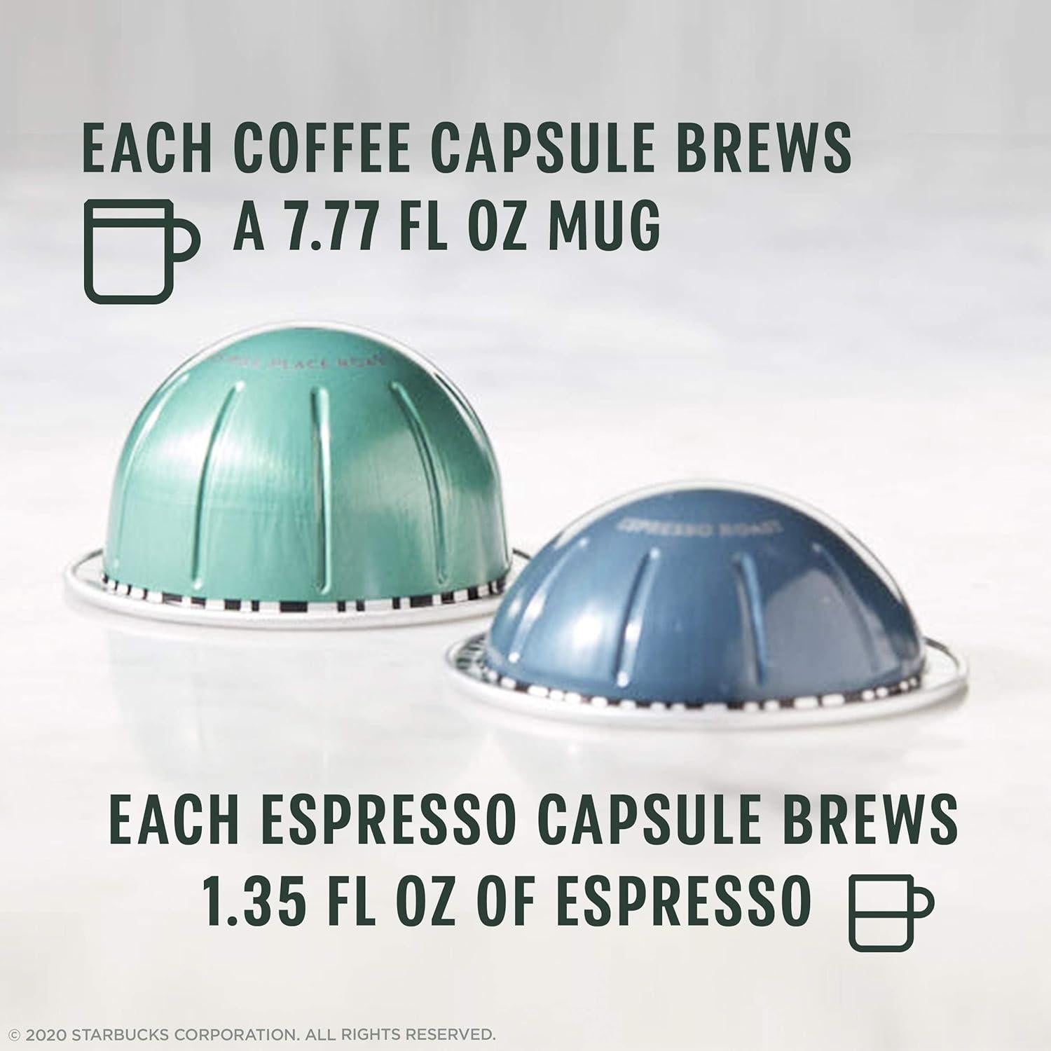 Cápsulas de Café Starbucks para Nespresso Vertuo - Variedad 44 Unidades