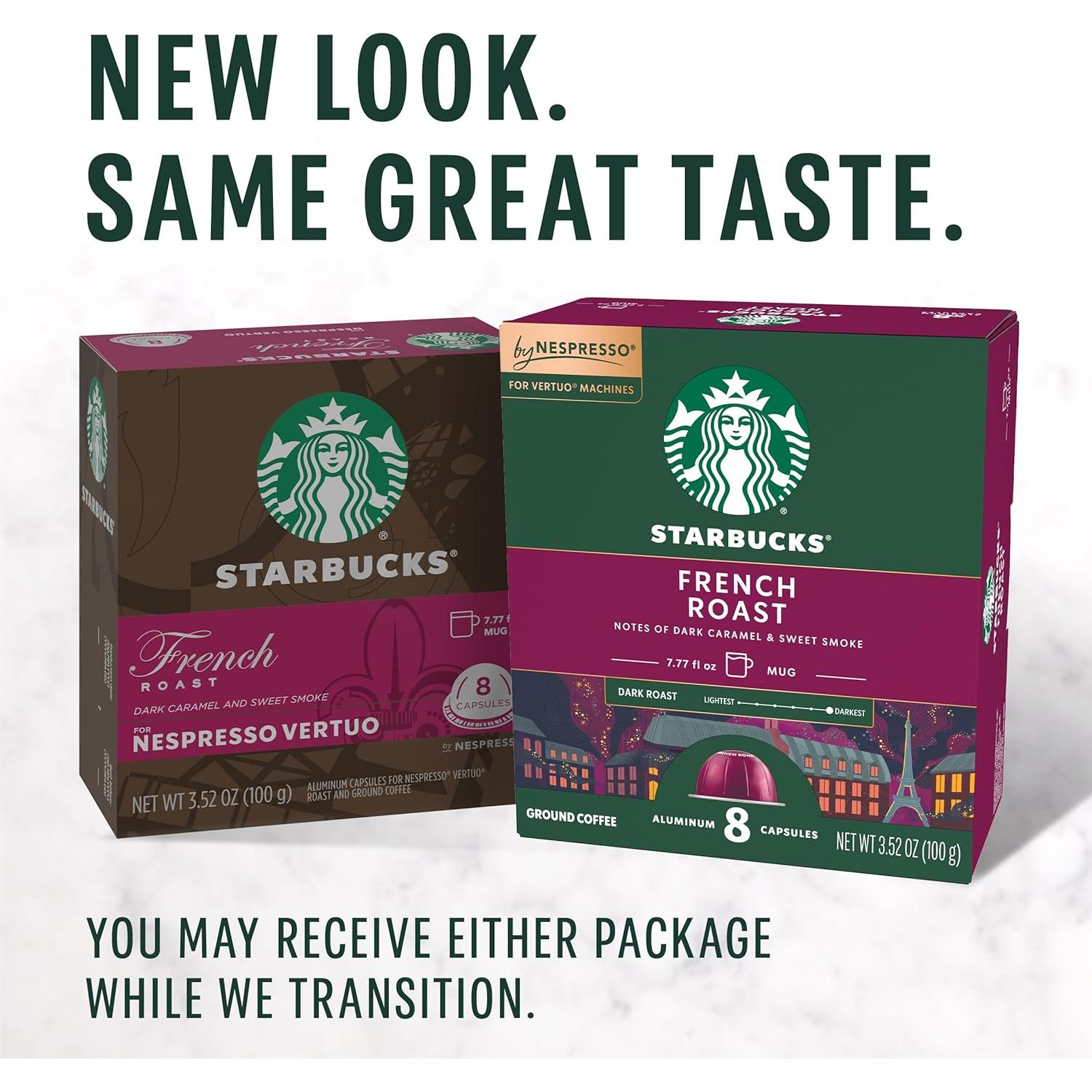 Cápsulas de Café Starbucks por Nespresso Tostado Francés 32 Unidades