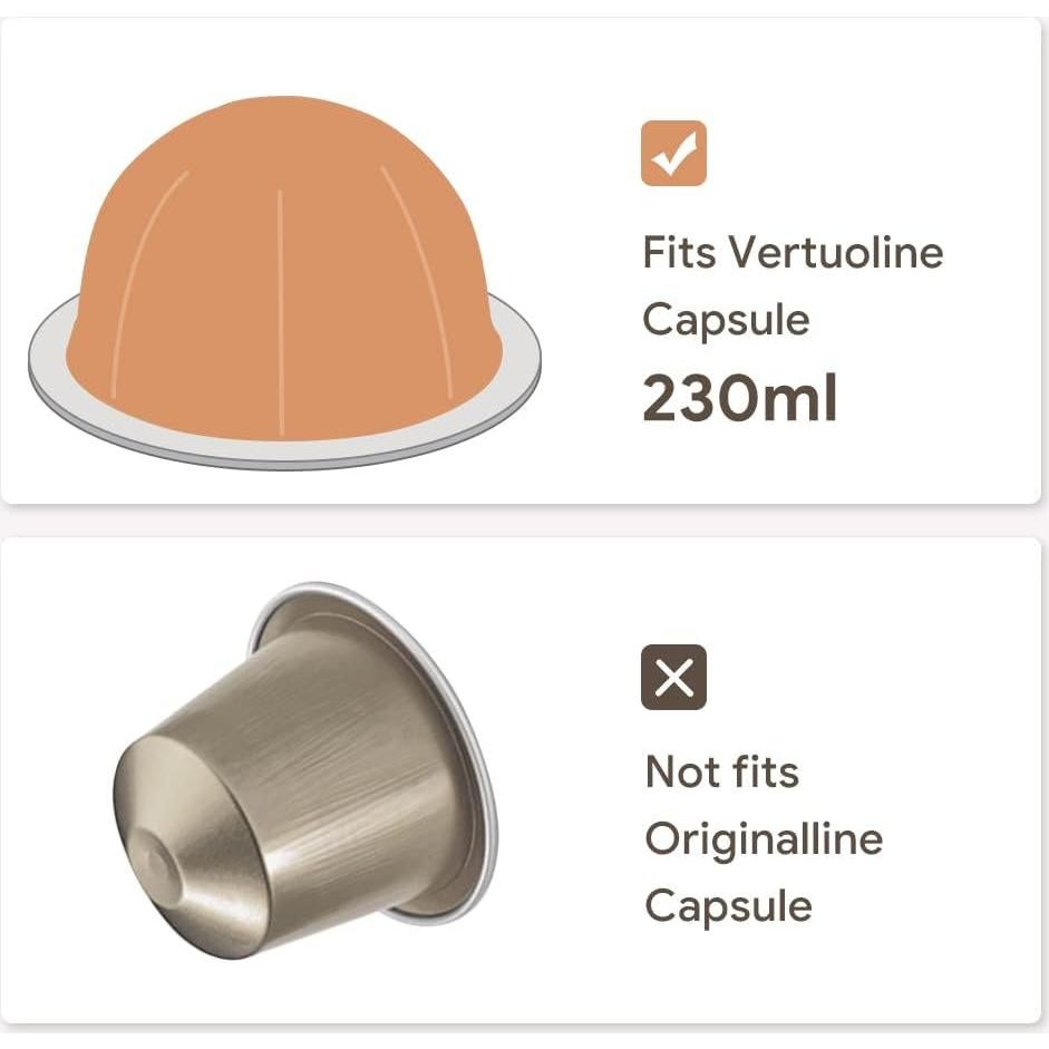 Cápsulas Reutilizables de Acero Inoxidable BENFUCHEN para Vertuo Next