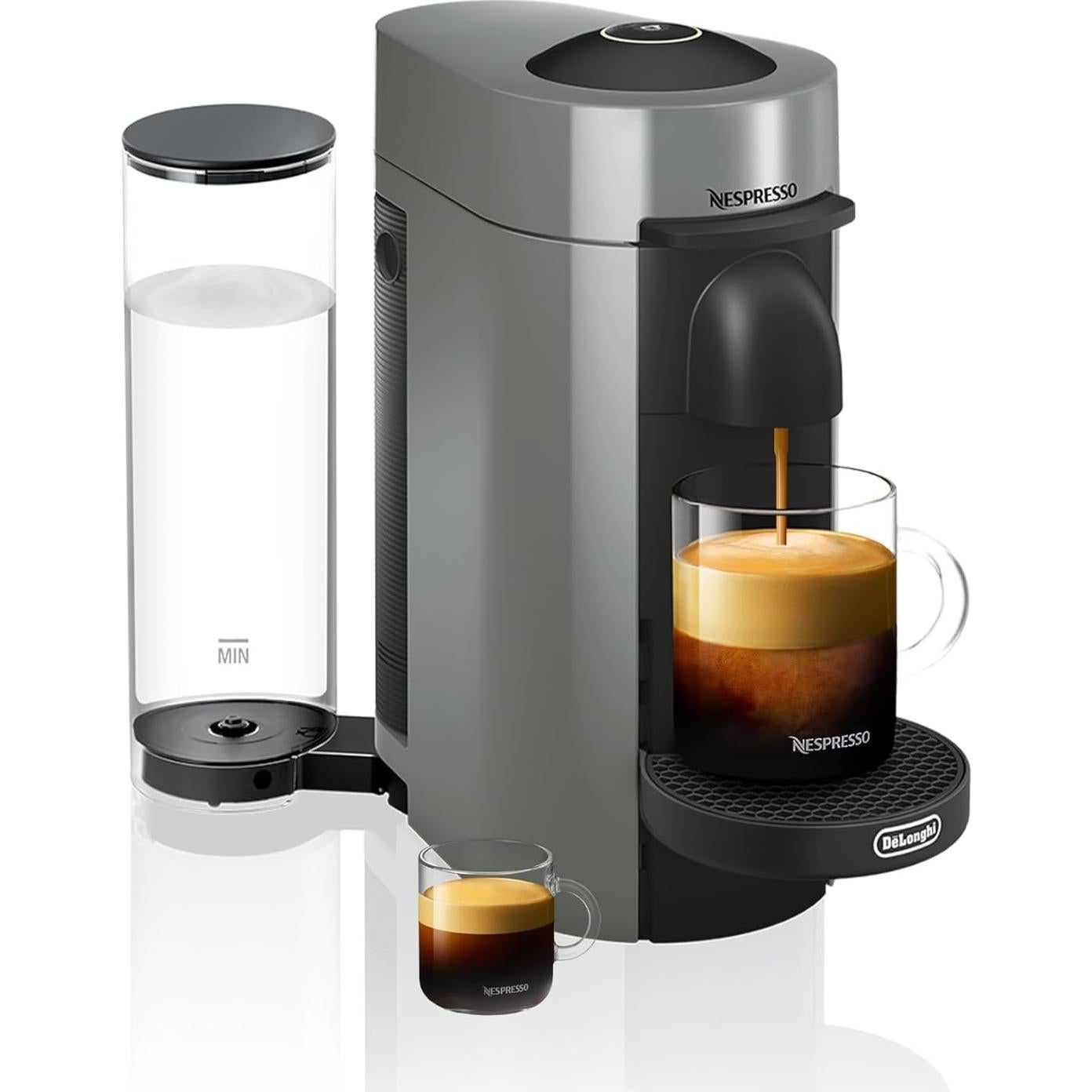 Cafetera De'Longhi Nespresso Vertuo Plus Gris + Kit Descalcificación