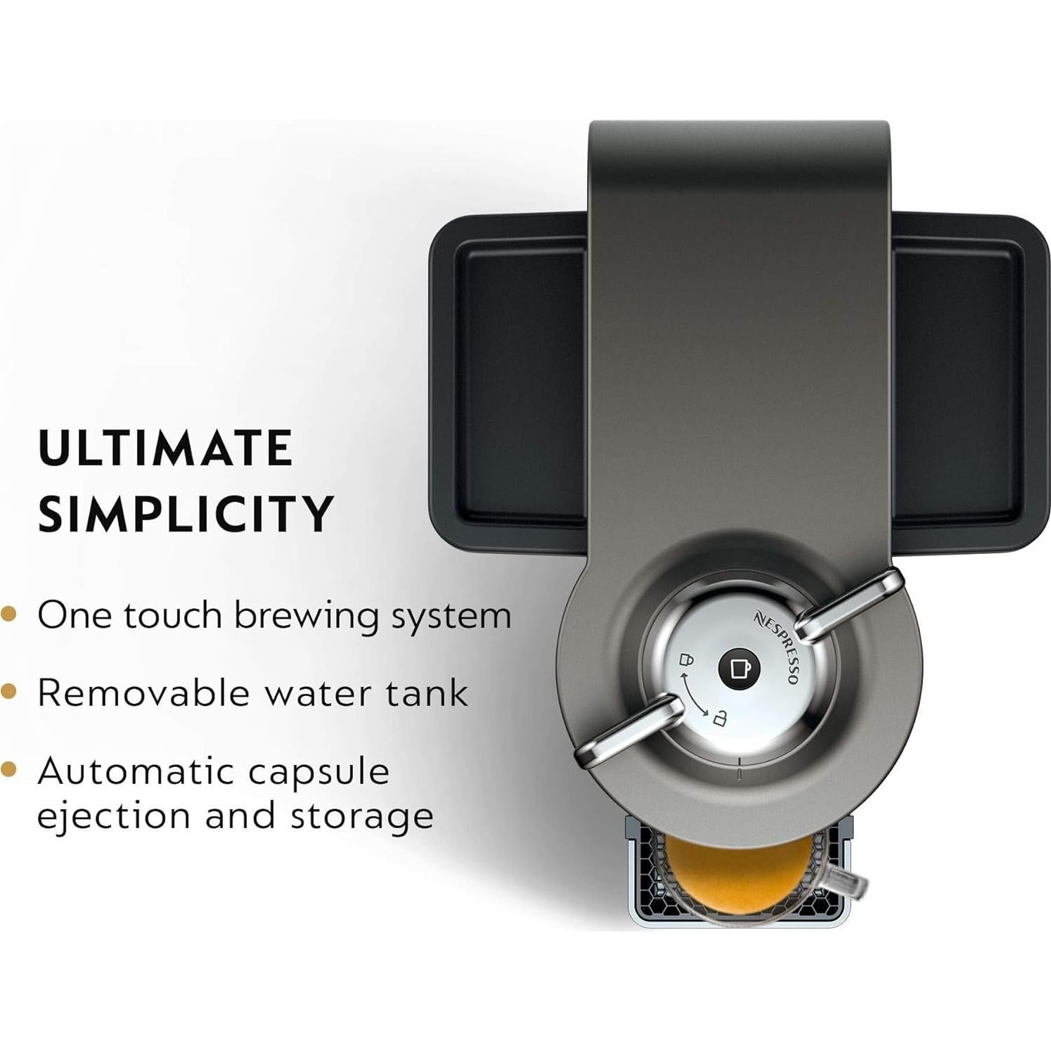 Cafetera Espresso Nespresso Vertuo De'Longhi + Kit Descalcificación