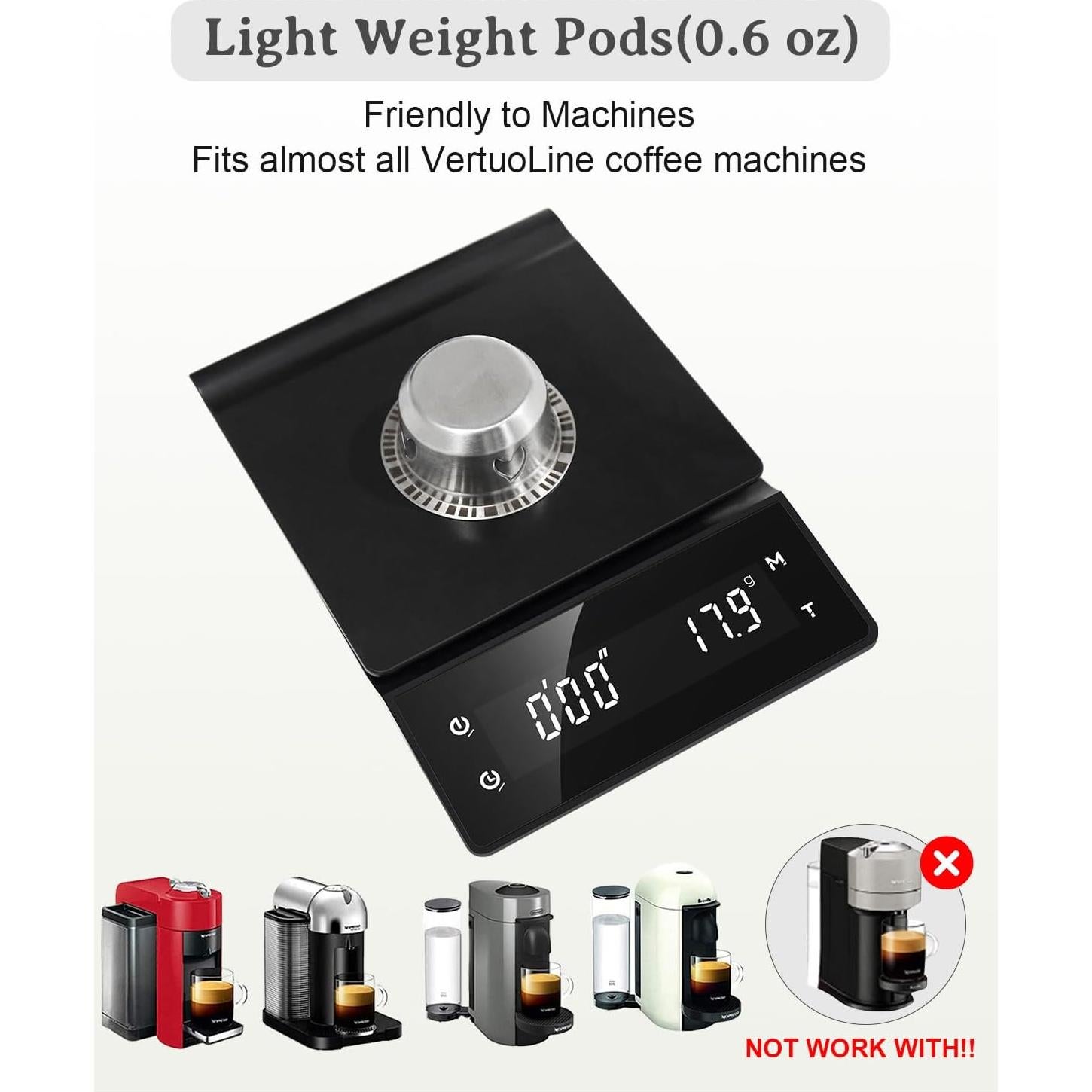 Cápsula Reutilizable Grasseed para Vertuo con 40 Tapas