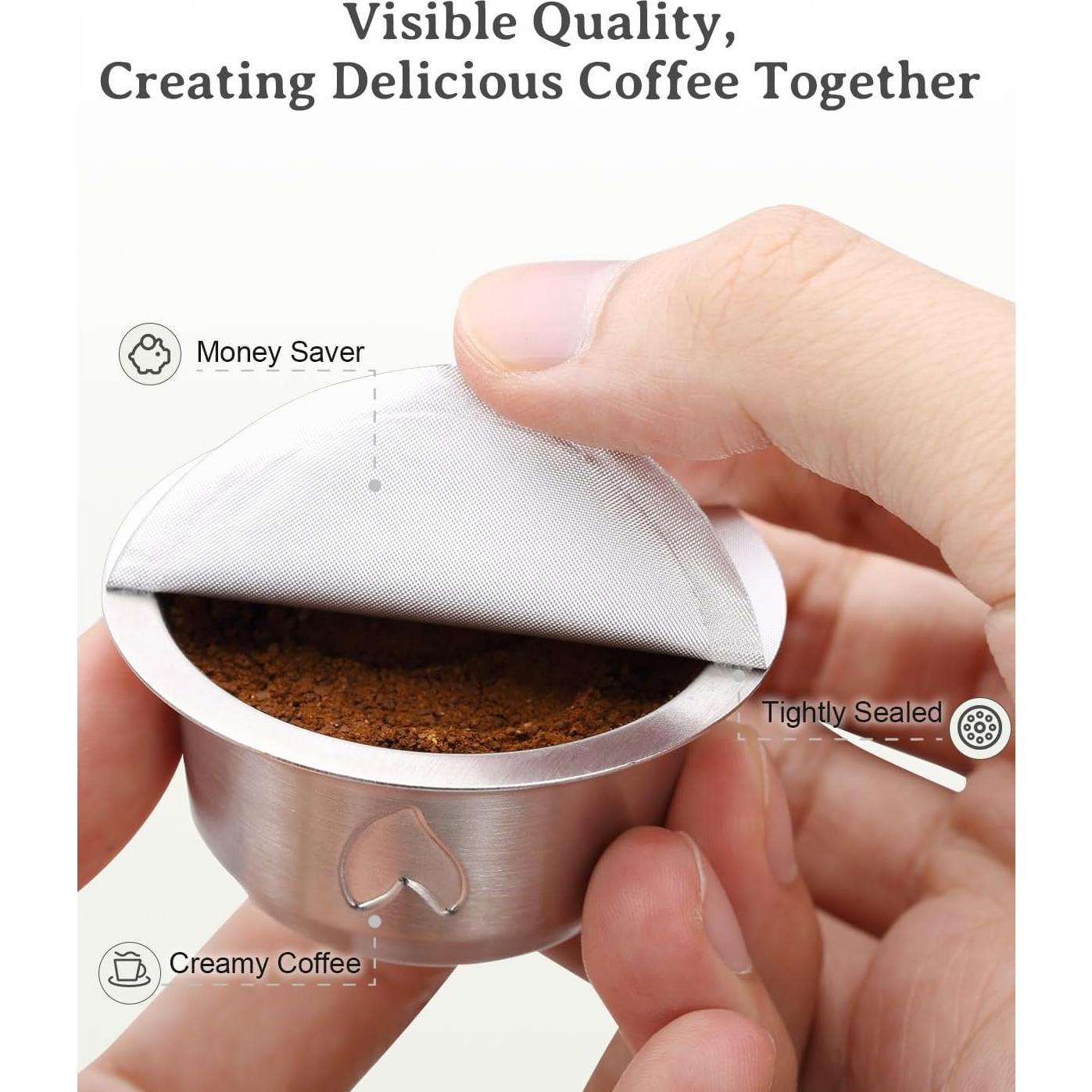 Cápsula Reutilizable Grasseed para Vertuo con 40 Tapas