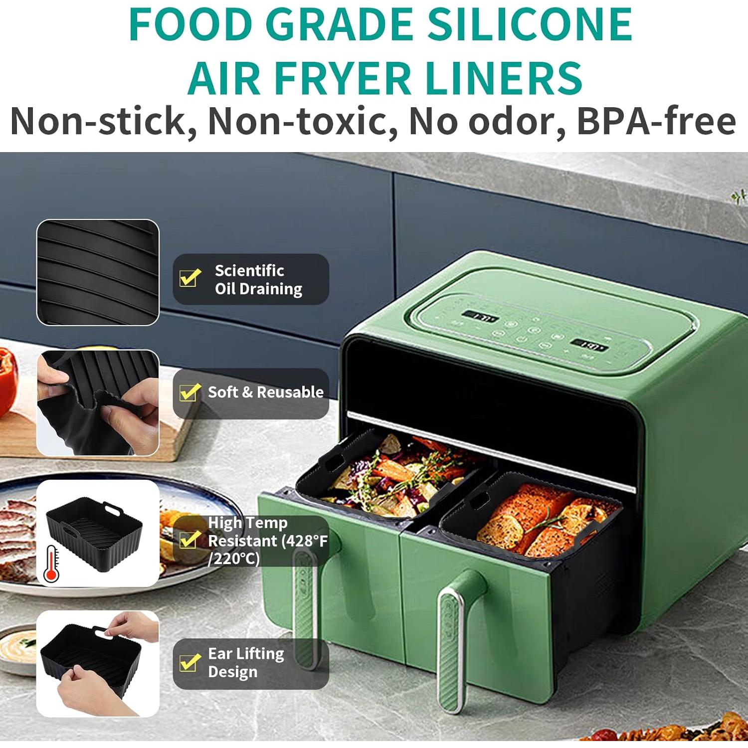 Accesorios para Freidora de Aire HOMELYLIFE 10 Piezas 8-10QT