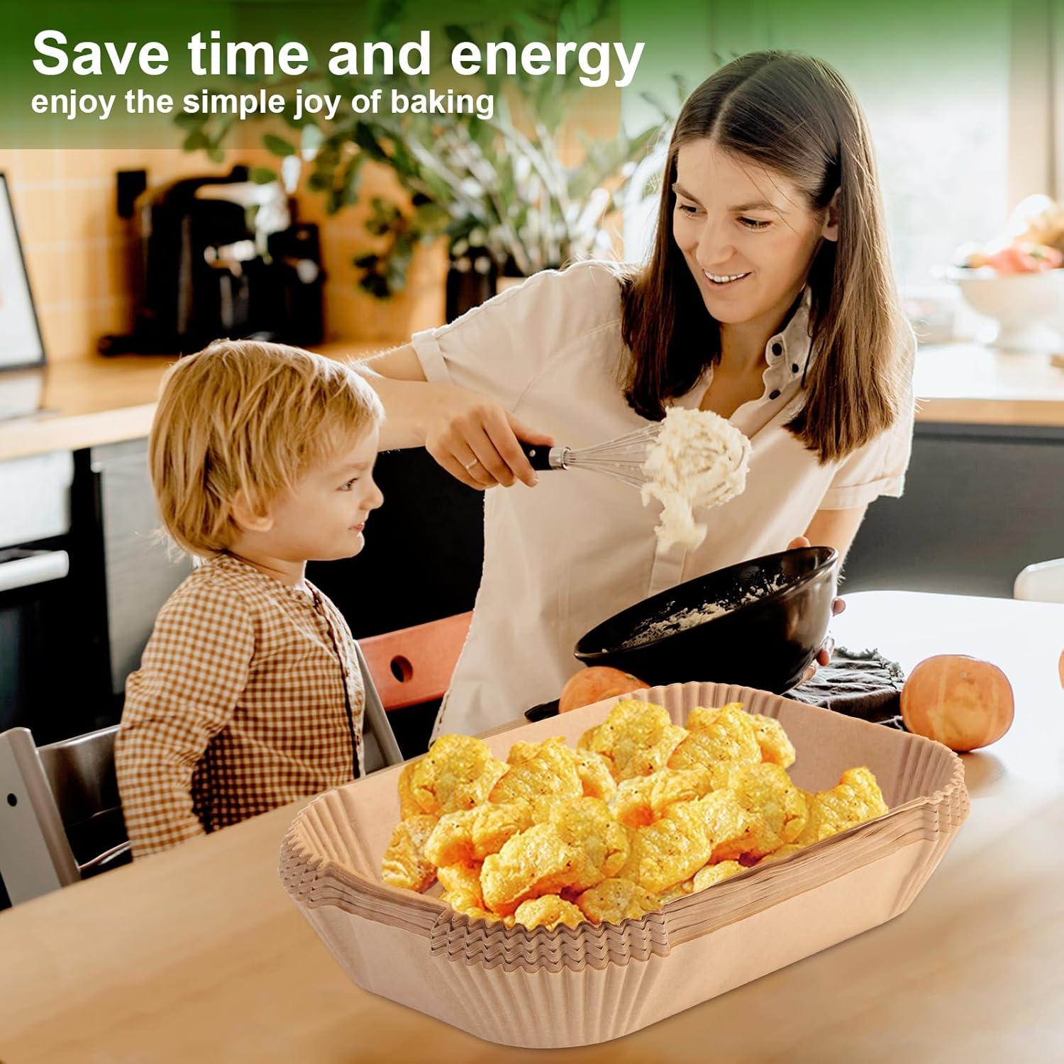 Forros desechables para freidora de aire SIUDANGKA 150 piezas