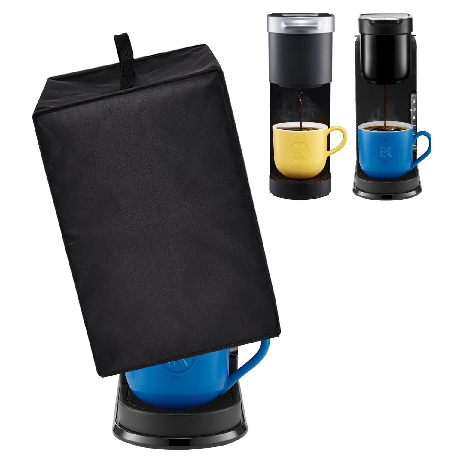 Cubierta de Polvo para Cafetera K-Mini Keurig Negra 34x14x31cm