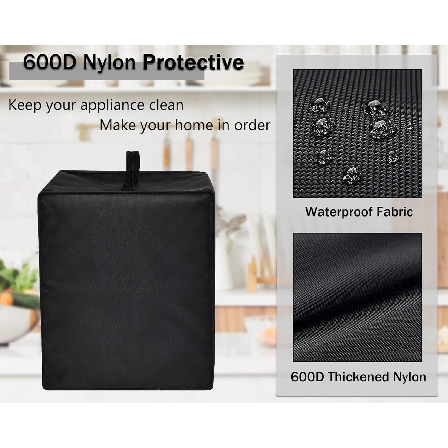 Cubierta de Polvo para Cafetera K-Mini Keurig Negra 34x14x31cm