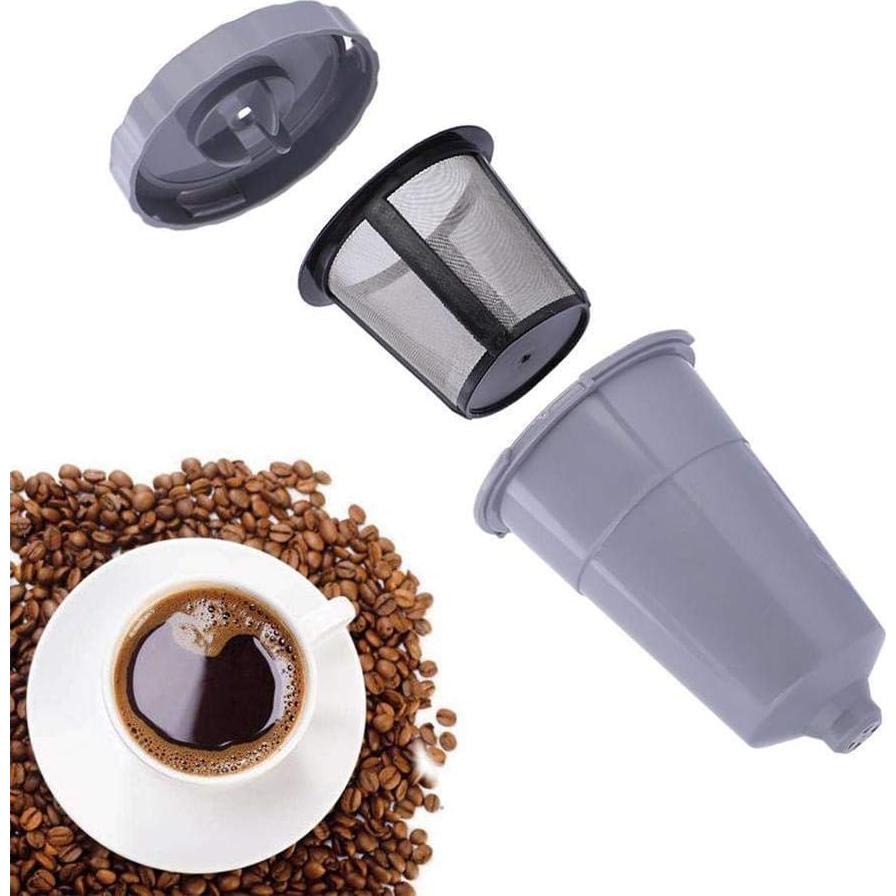 Tazas Reutilizables para Cafetera Keurig K40 con 4 Filtros