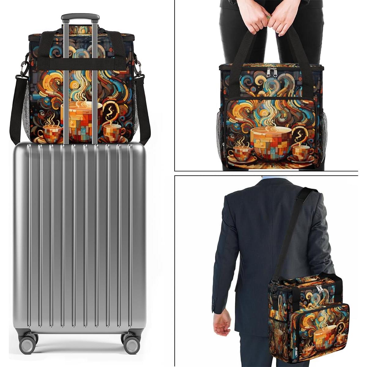 Bolsa de Transporte para Cafetera Colorful Aztec 31.8x19.3x33.8cm