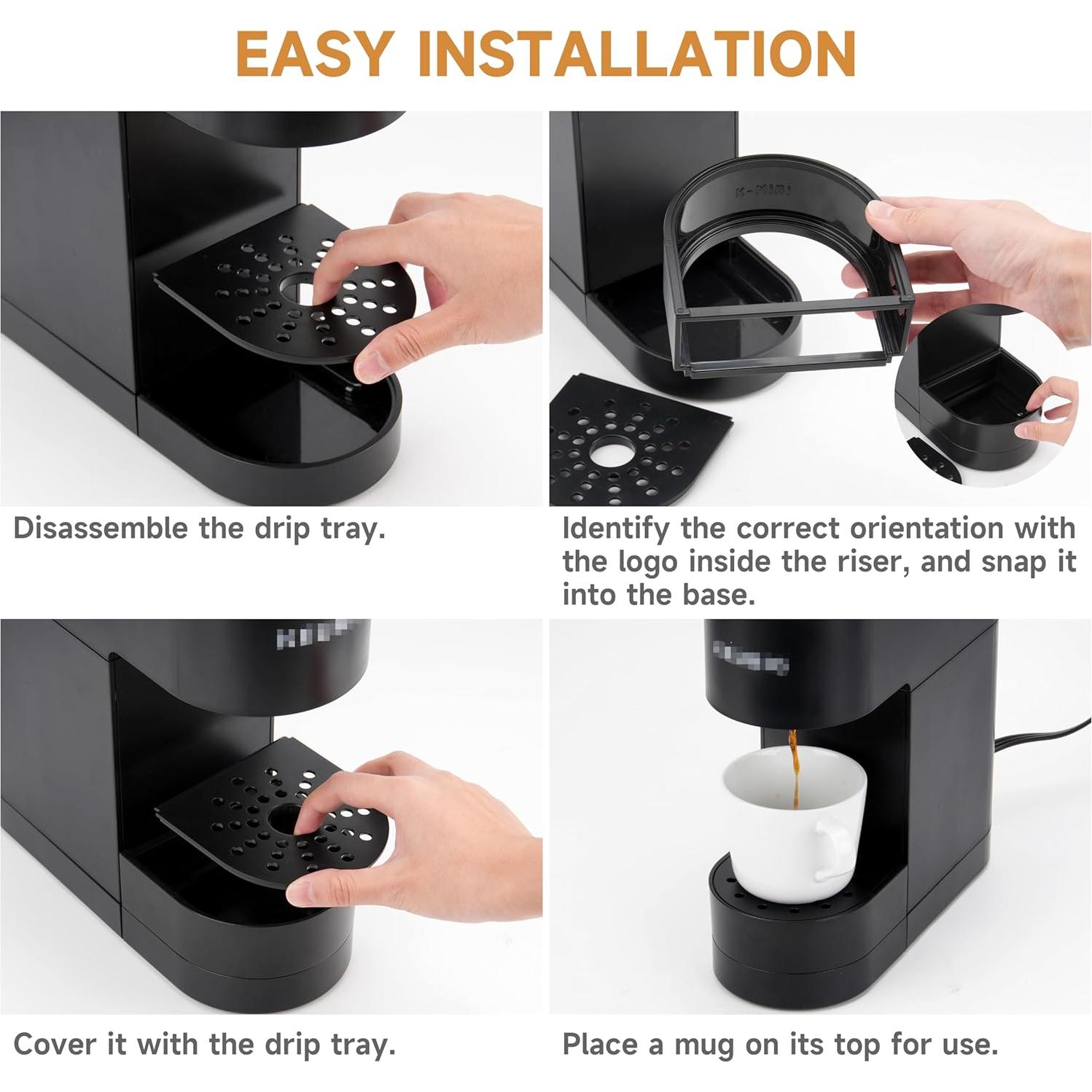 Soporte para Taza Kiicii K-Mini, 6.9 cm, Reduce Salpicaduras