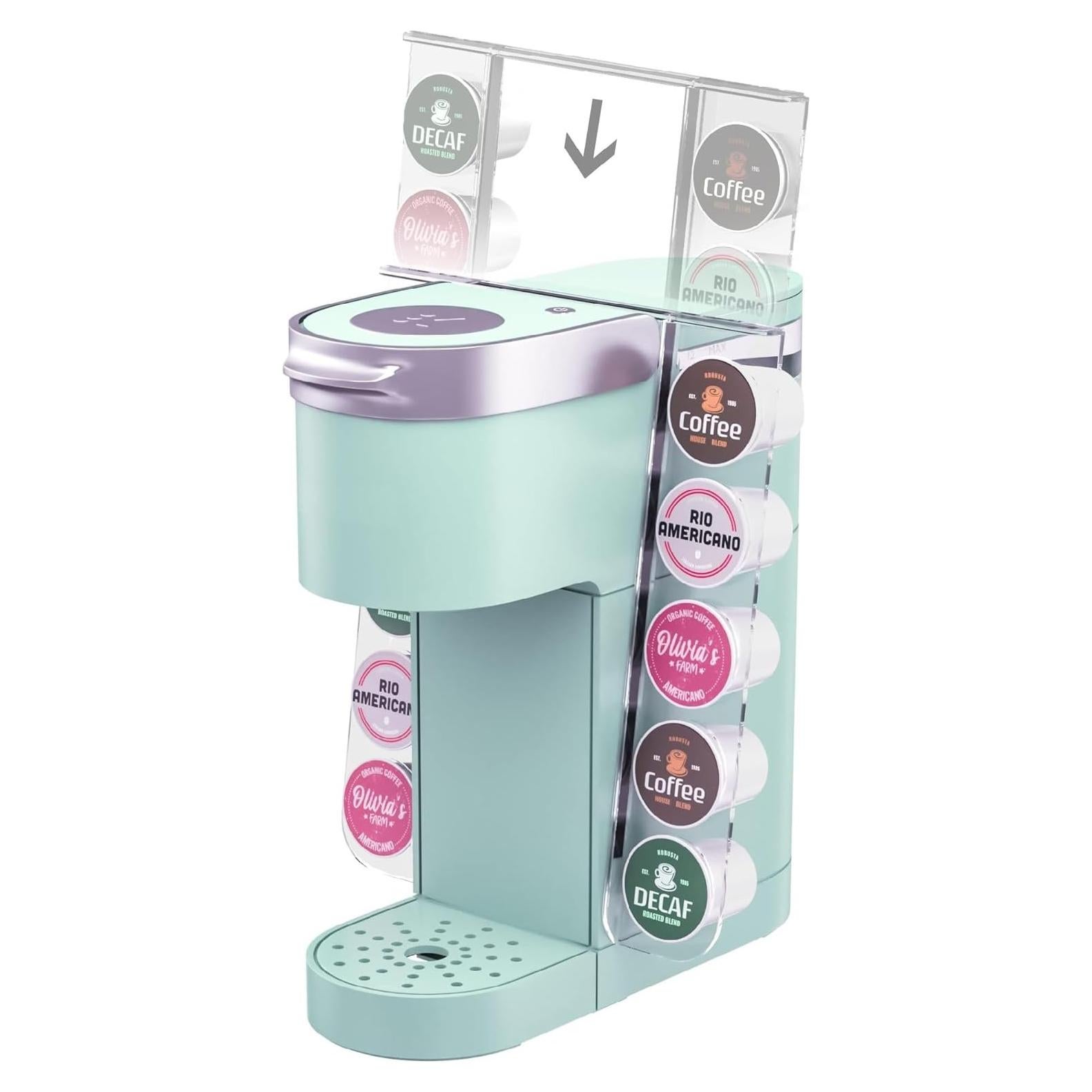 Organizador de K Cups Acrílico GALVANOX para Keurig K-Mini