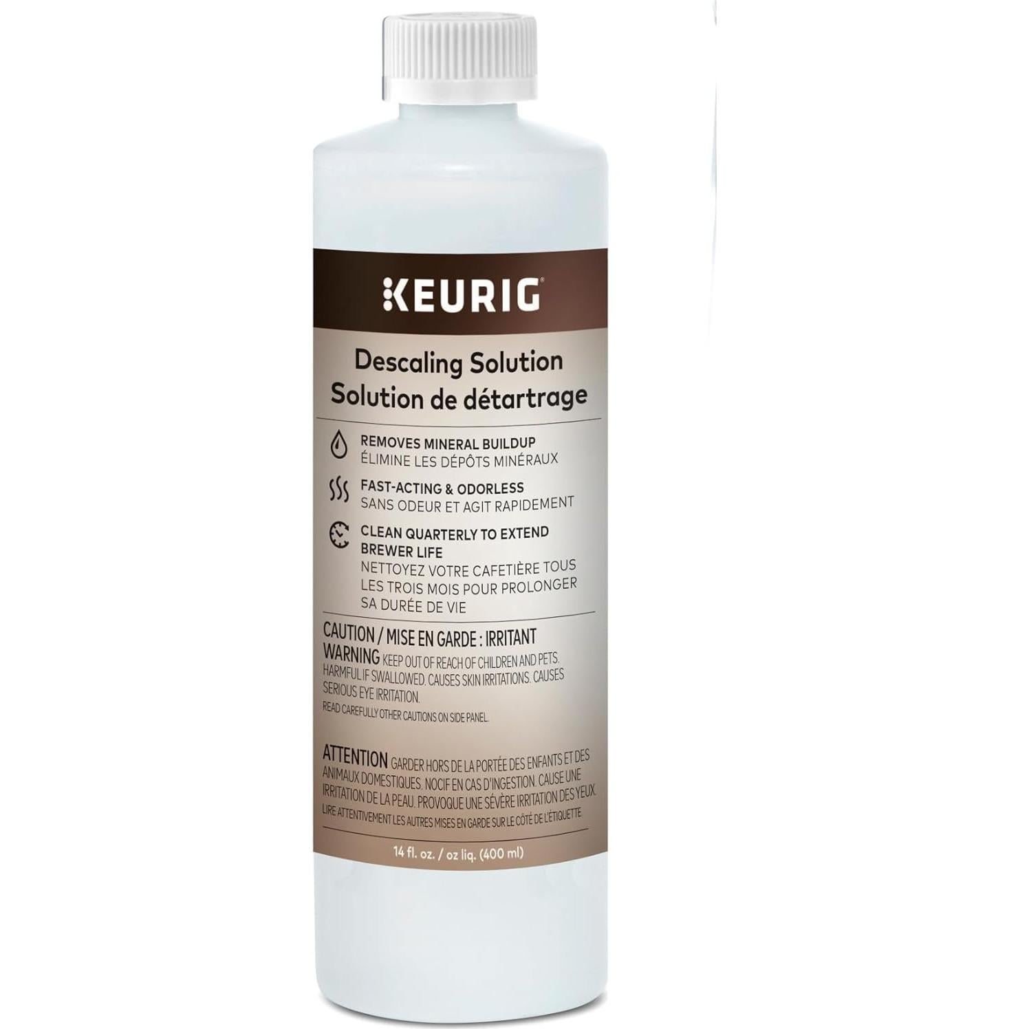 Kit de Cuidado Keurig: Solución Desincrustante y Filtros de Agua