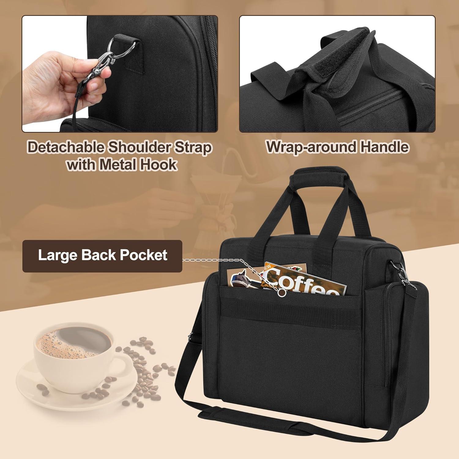 Bolsa de Viaje para Cafetera Yarwo Compatible con Keurig K-Mini