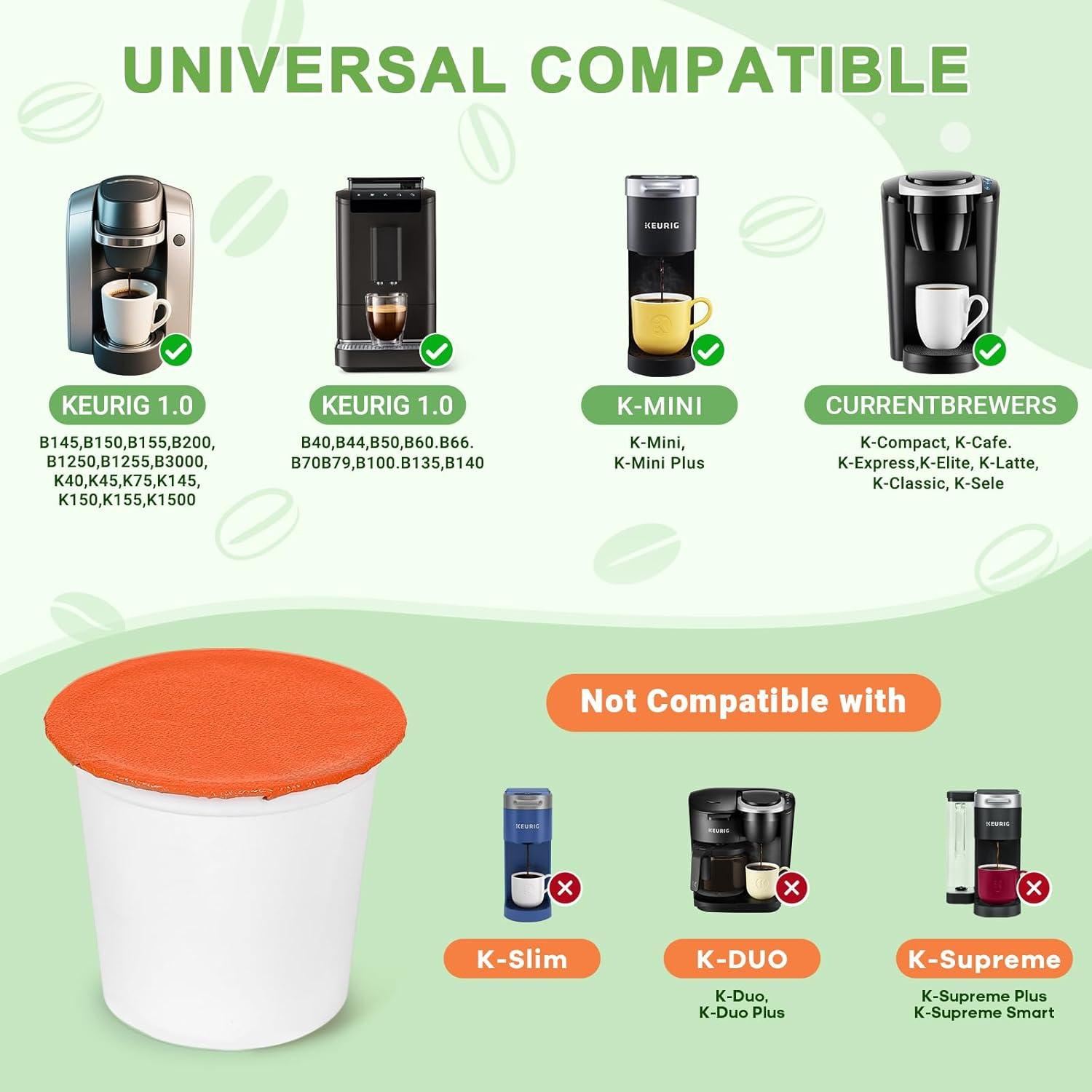 Juego de 45 cápsulas K desechables Aussen para Keurig 1.0