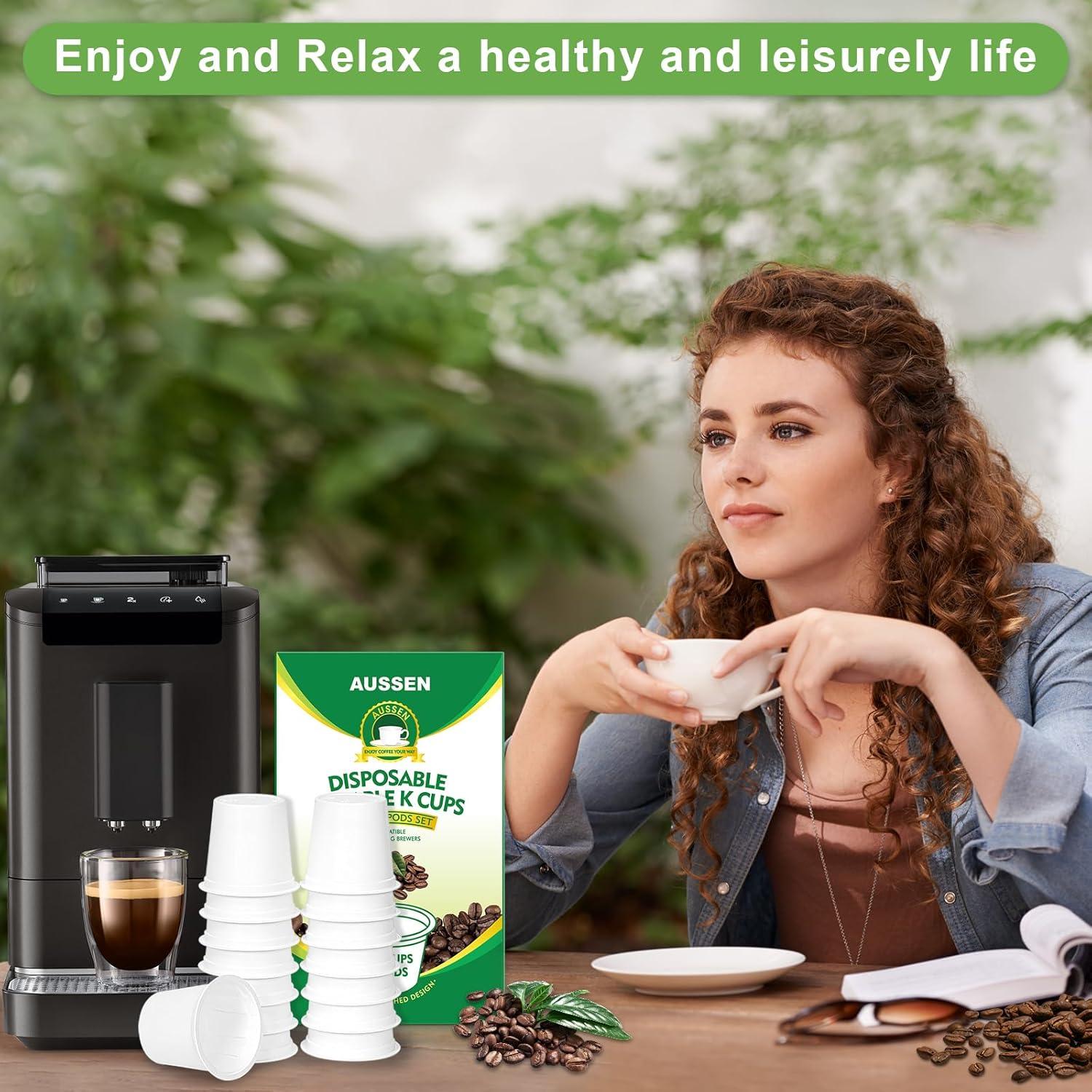 Juego de 45 cápsulas K desechables Aussen para Keurig 1.0