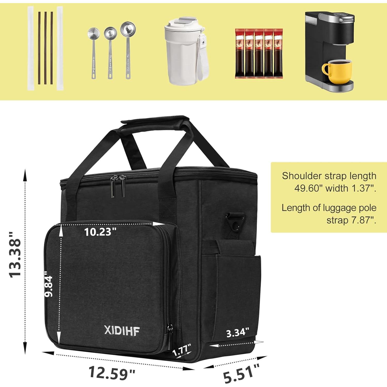 Bolsa de Viaje para Cafetera XIDIHF K-Mini y K-Mini Plus 32x14x34cm