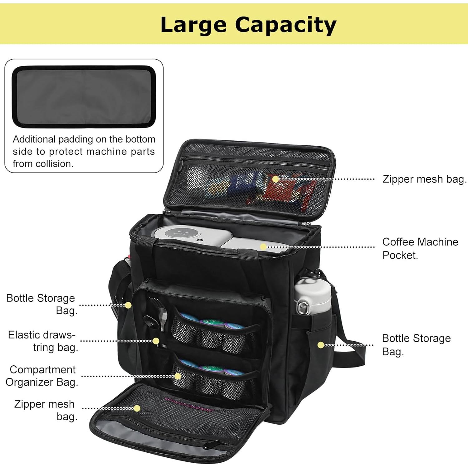 Bolsa de Viaje para Cafetera XIDIHF K-Mini y K-Mini Plus 32x14x34cm