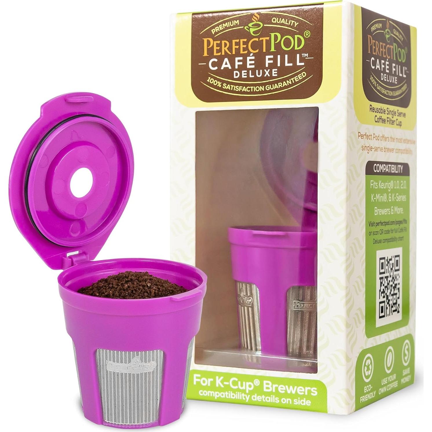 Cápsula Reutilizable Perfect Pod K Cup para Cafeteras Keurig