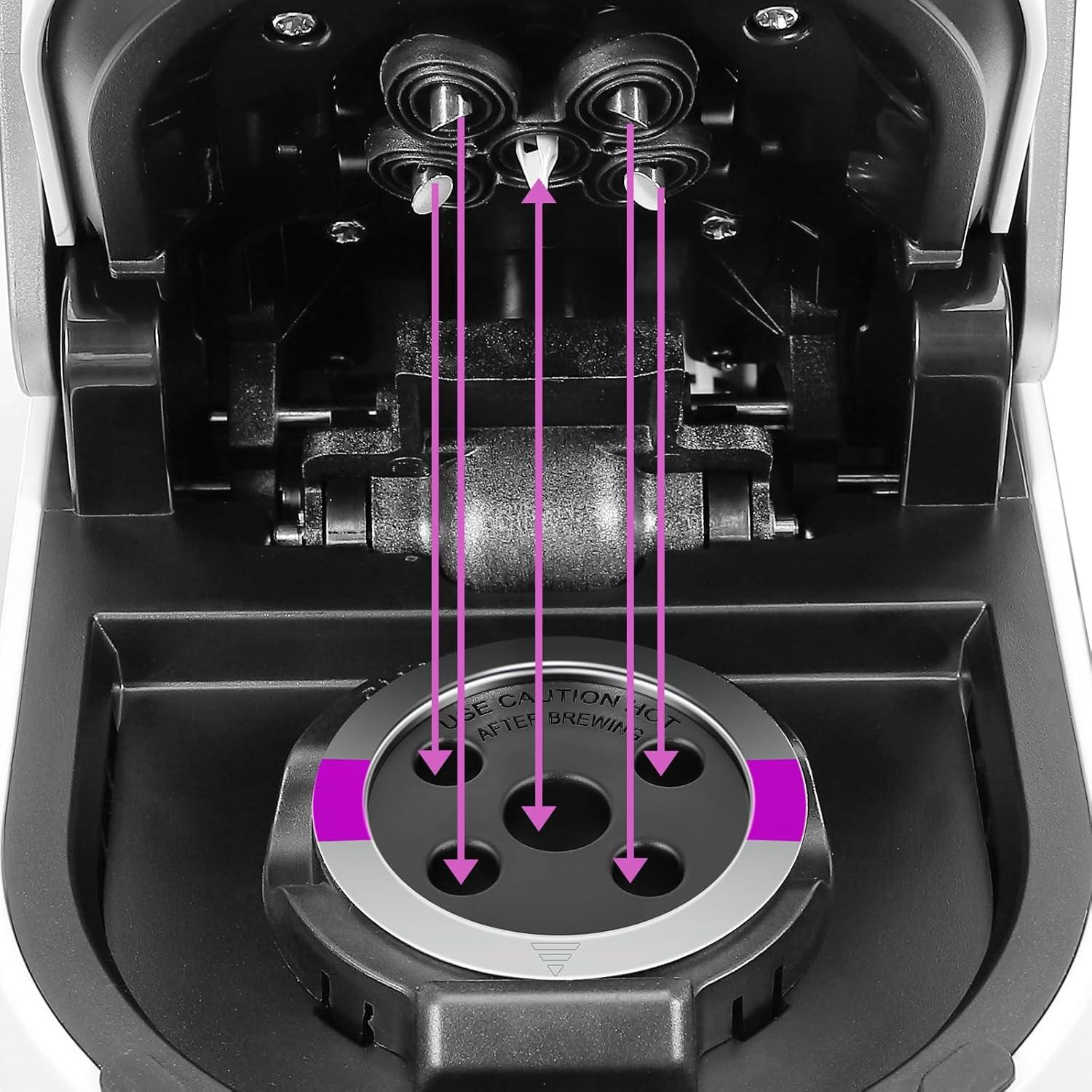 Taza K reutilizable Sanyedou para Keurig K-Supreme, acero inoxidable