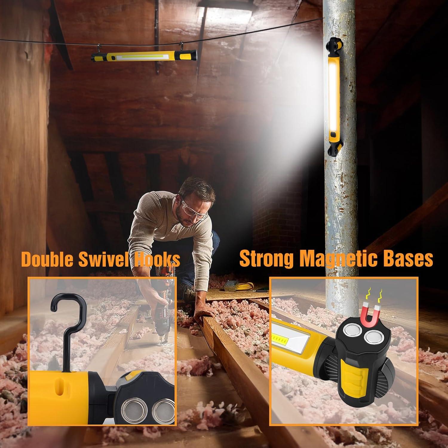 Luz de trabajo LED Edgerlae JF728AU 5200mAh 2500LM