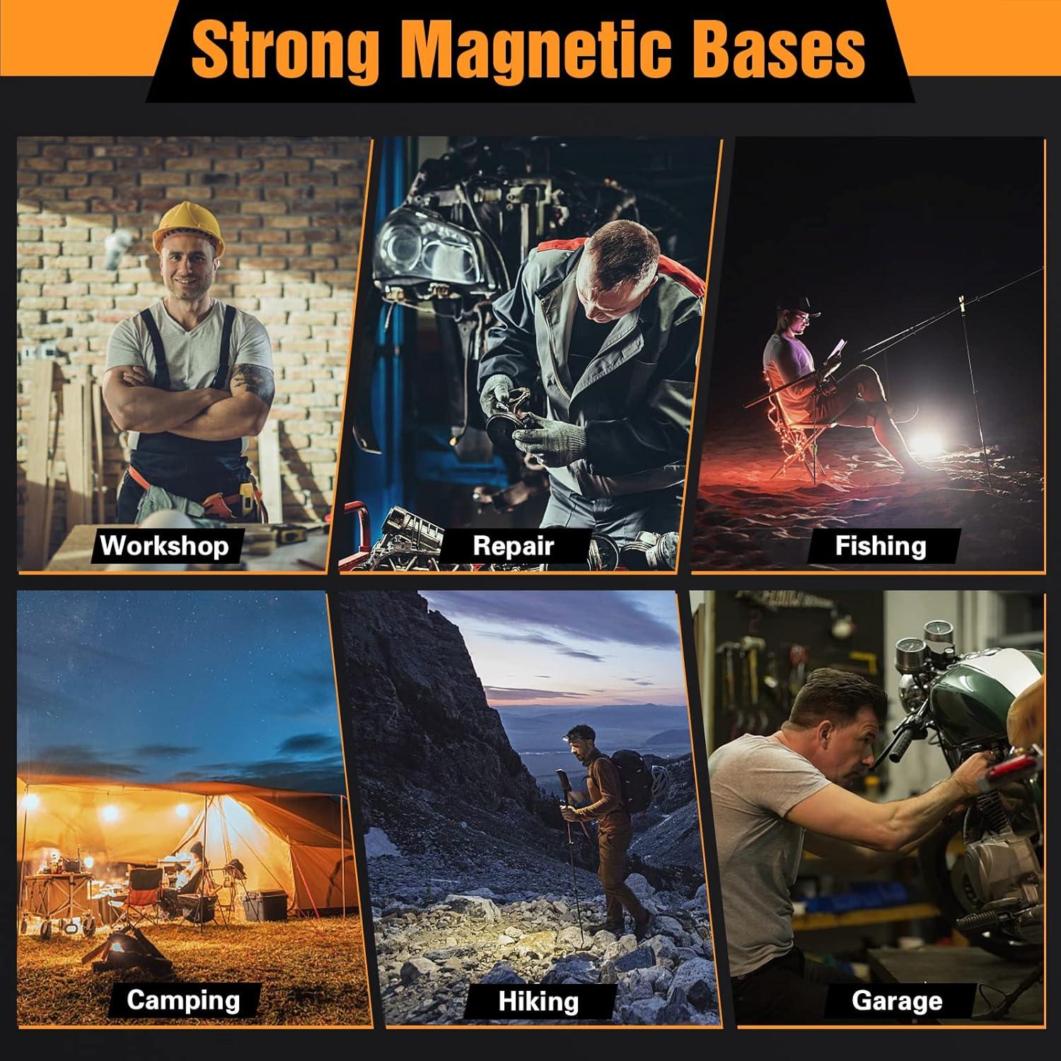 Luz de trabajo LED Edgerlae JF728AU 5200mAh 2500LM