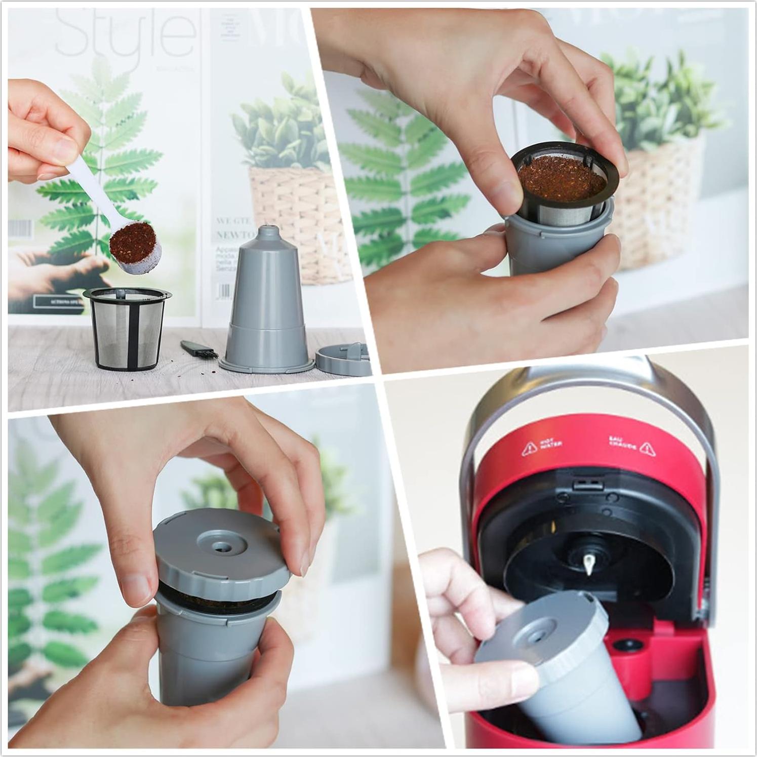 Filtros de café reutilizables Eaykee para Keurig - 3 unidades