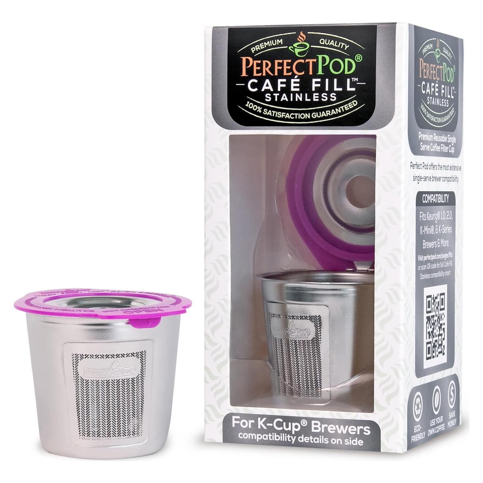 Cápsula de Café Reutilizable Perfect Pod Acero Inoxidable