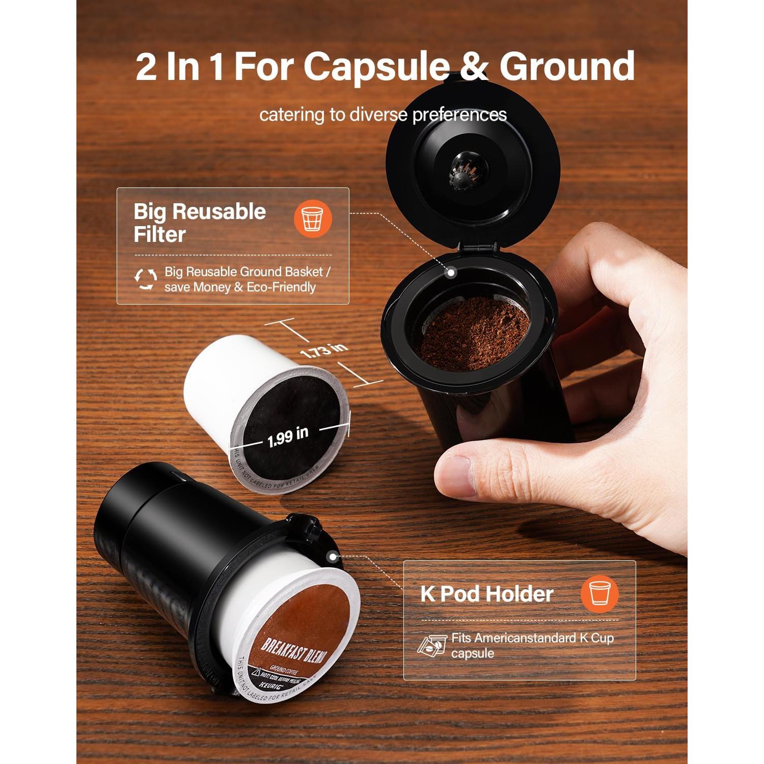 Cafetera de Goteo SHARDOR KC101R Rojo 1.48L 6-14 oz