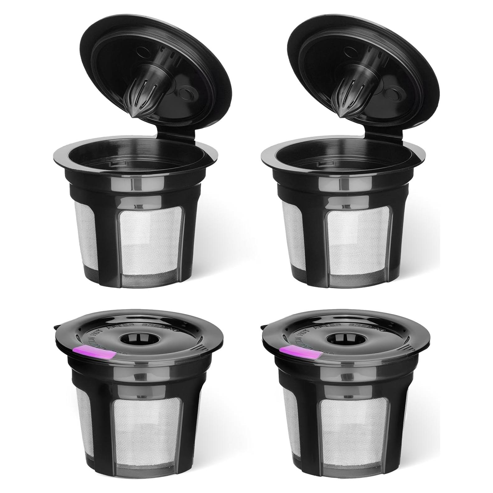 Filtros Reutilizables para Cafetera Keurig Fanativita - 4 Unidades