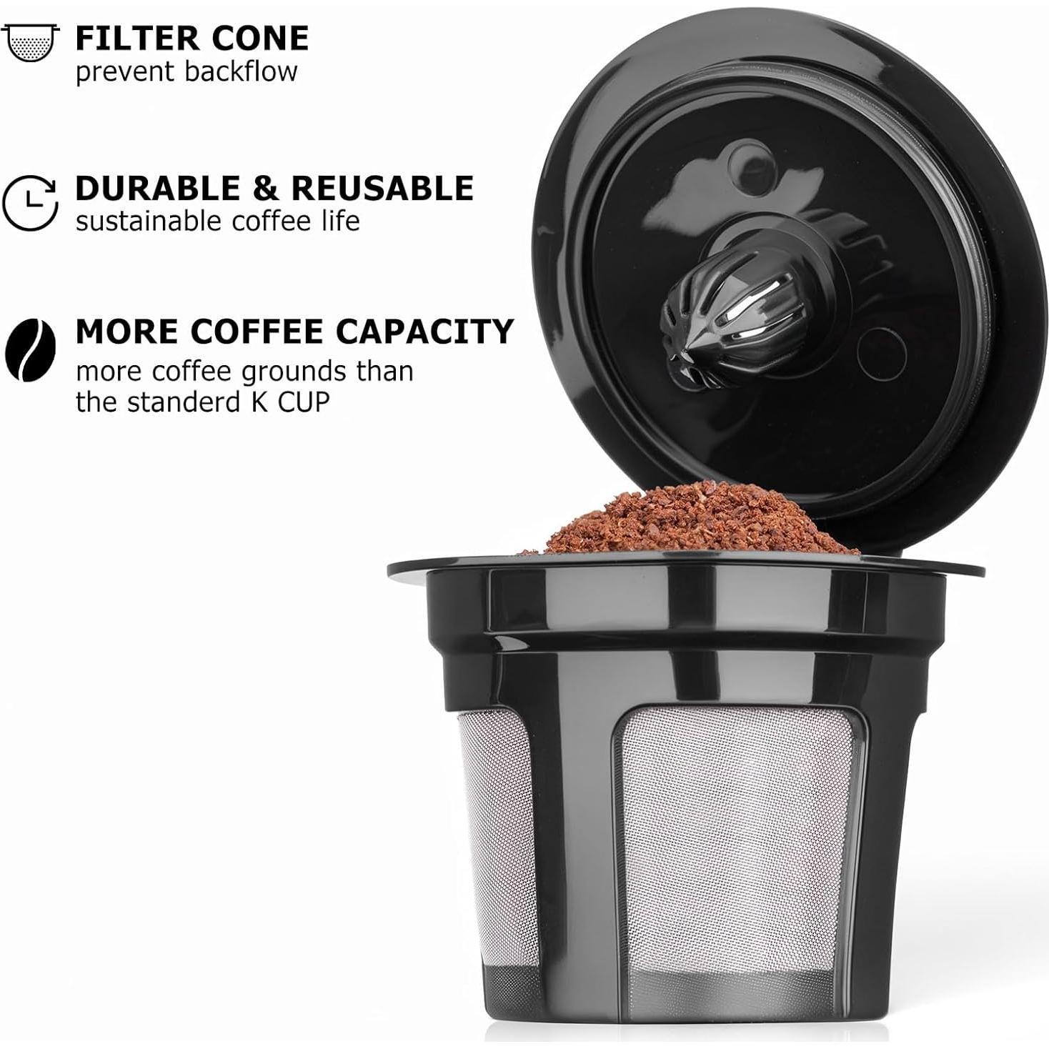 Filtros Reutilizables para Cafetera Keurig Fanativita - 4 Unidades