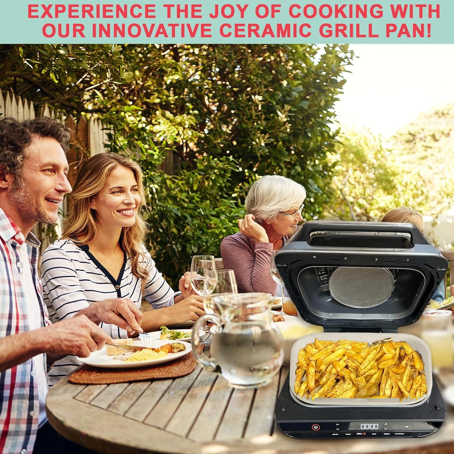 Sartén Cerámica Antiadherente WEBROIL para Ninja Foodi FG551