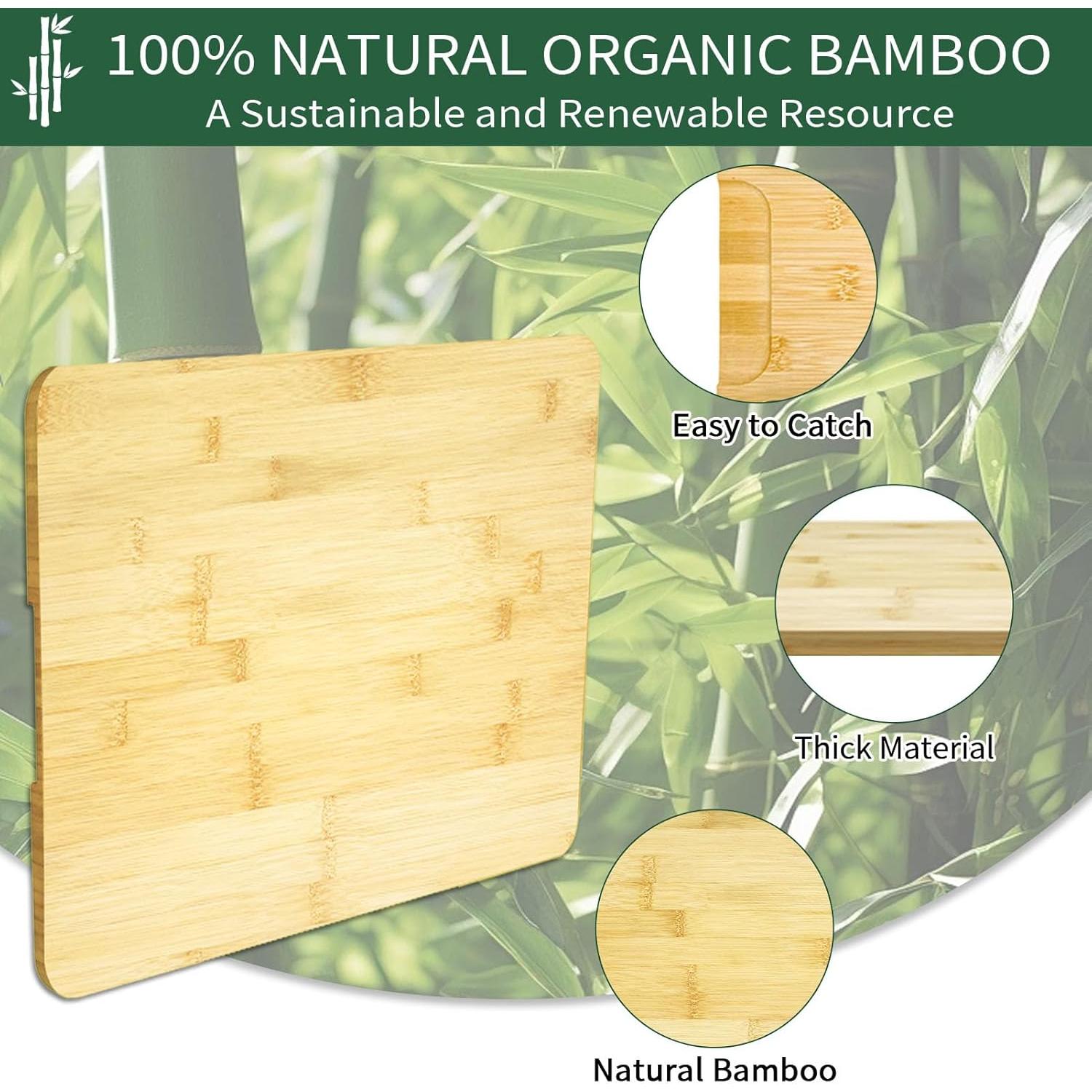 Tabla de Cortar de Bambú GWYXC para Horno Tostador Ninja DT201 DT251