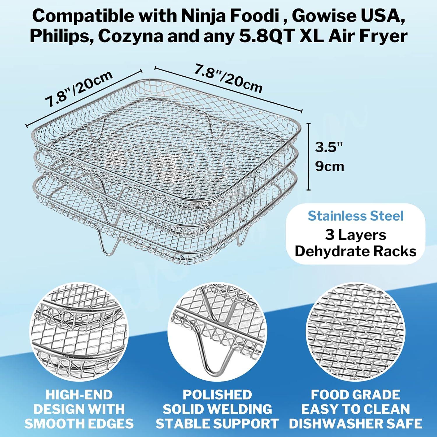 Rejilla Deshidratadora 3 Capas Lancisism para Freidora de Aire